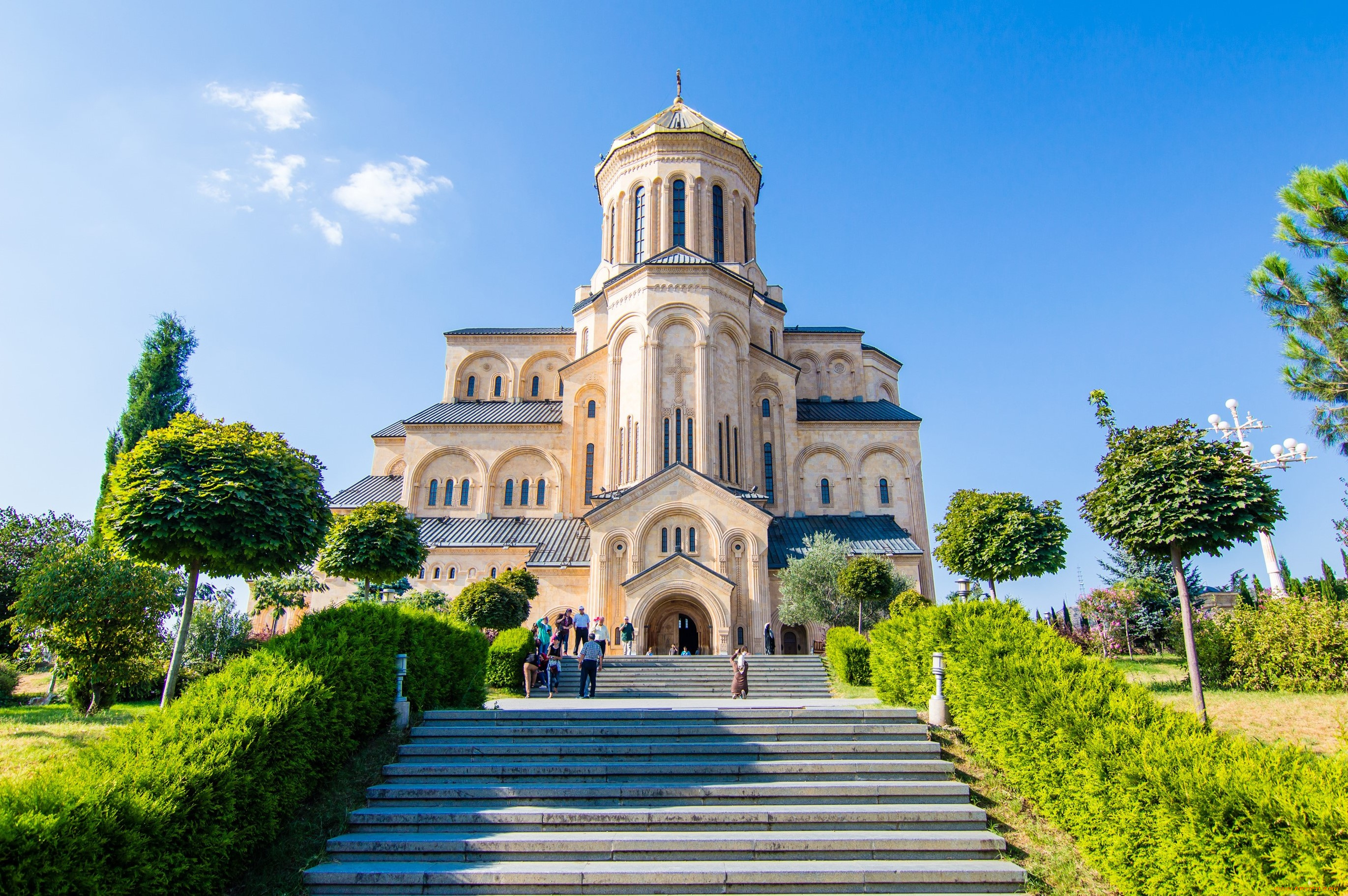 города, -, православные, церкви, , монастыри, грузия, церковь, цминда, самеба, тбилиси