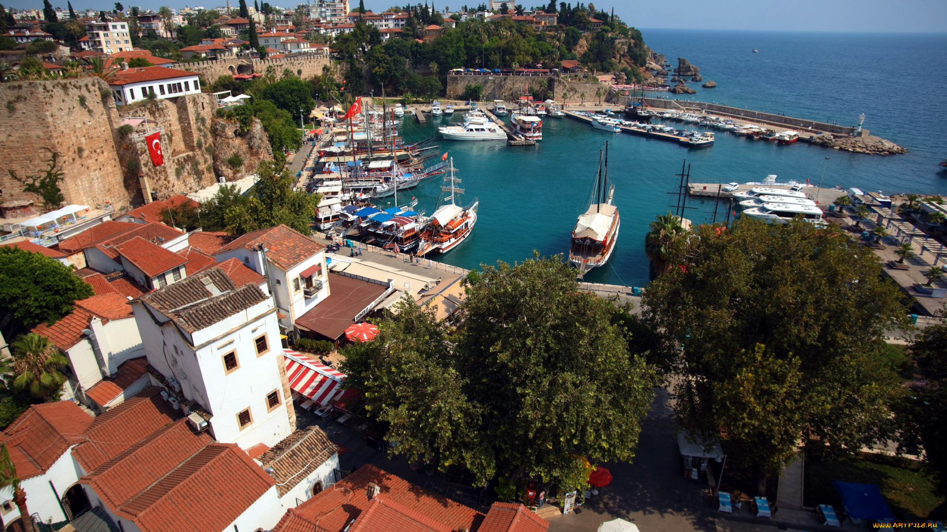 antalya, turkey, города, -, панорамы