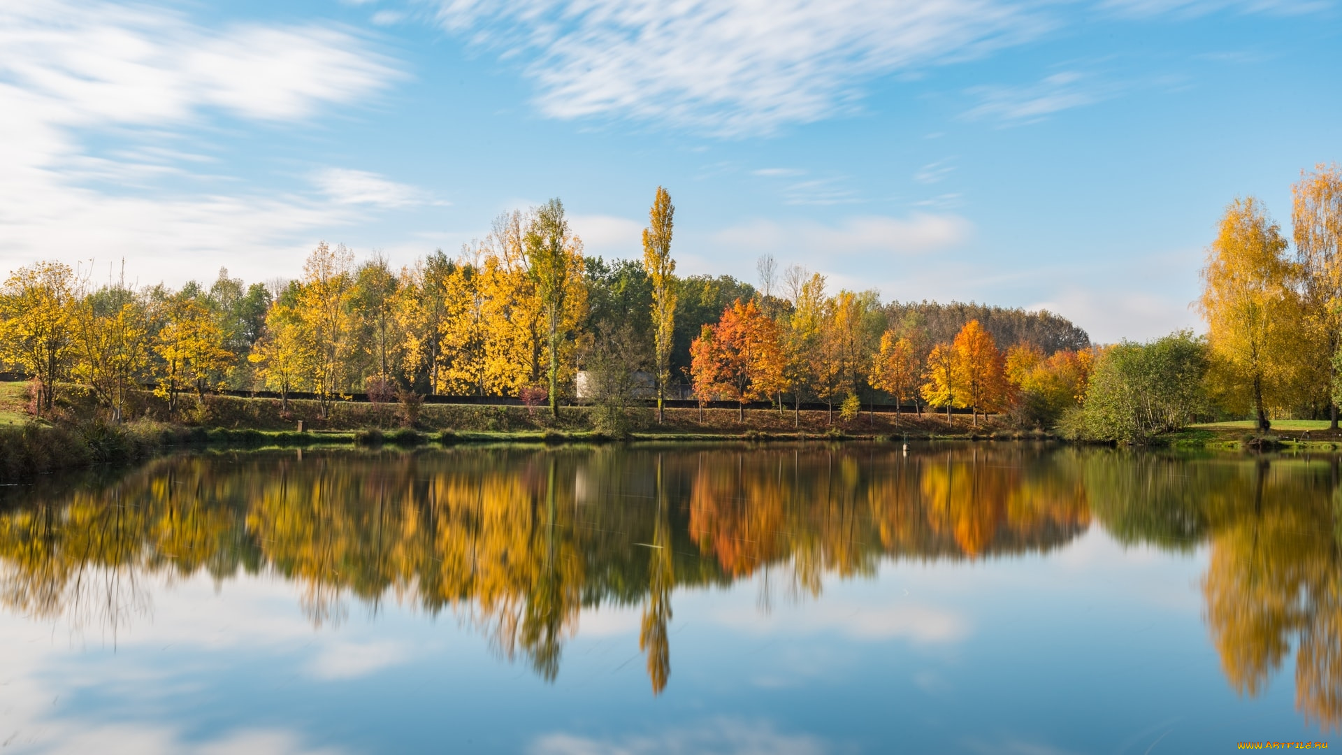 природа, реки, озера, река, деревья, осень