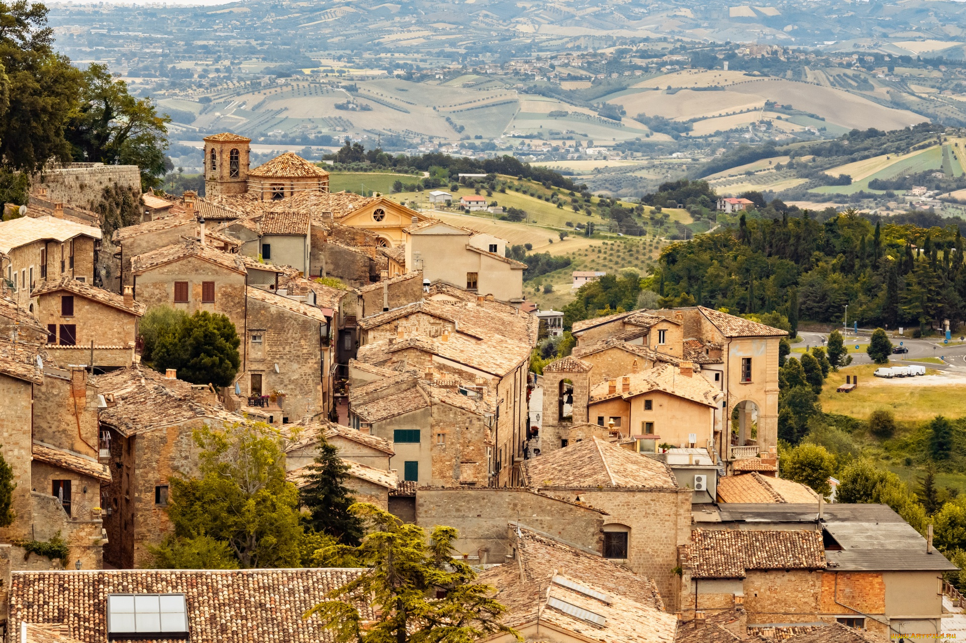 civitella, del, tronto, italy, города, -, панорамы, civitella, del, tronto