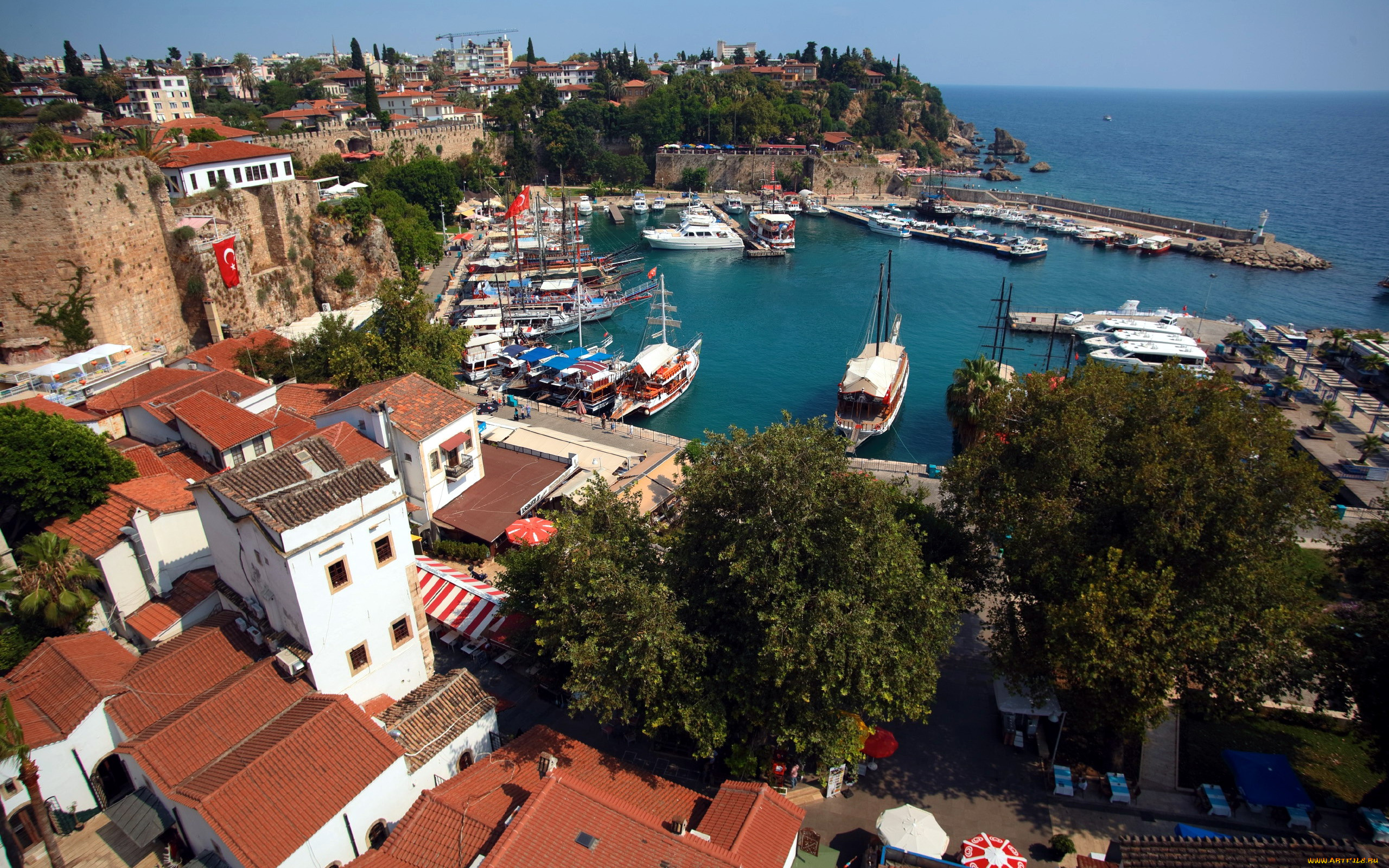 antalya, turkey, города, -, панорамы