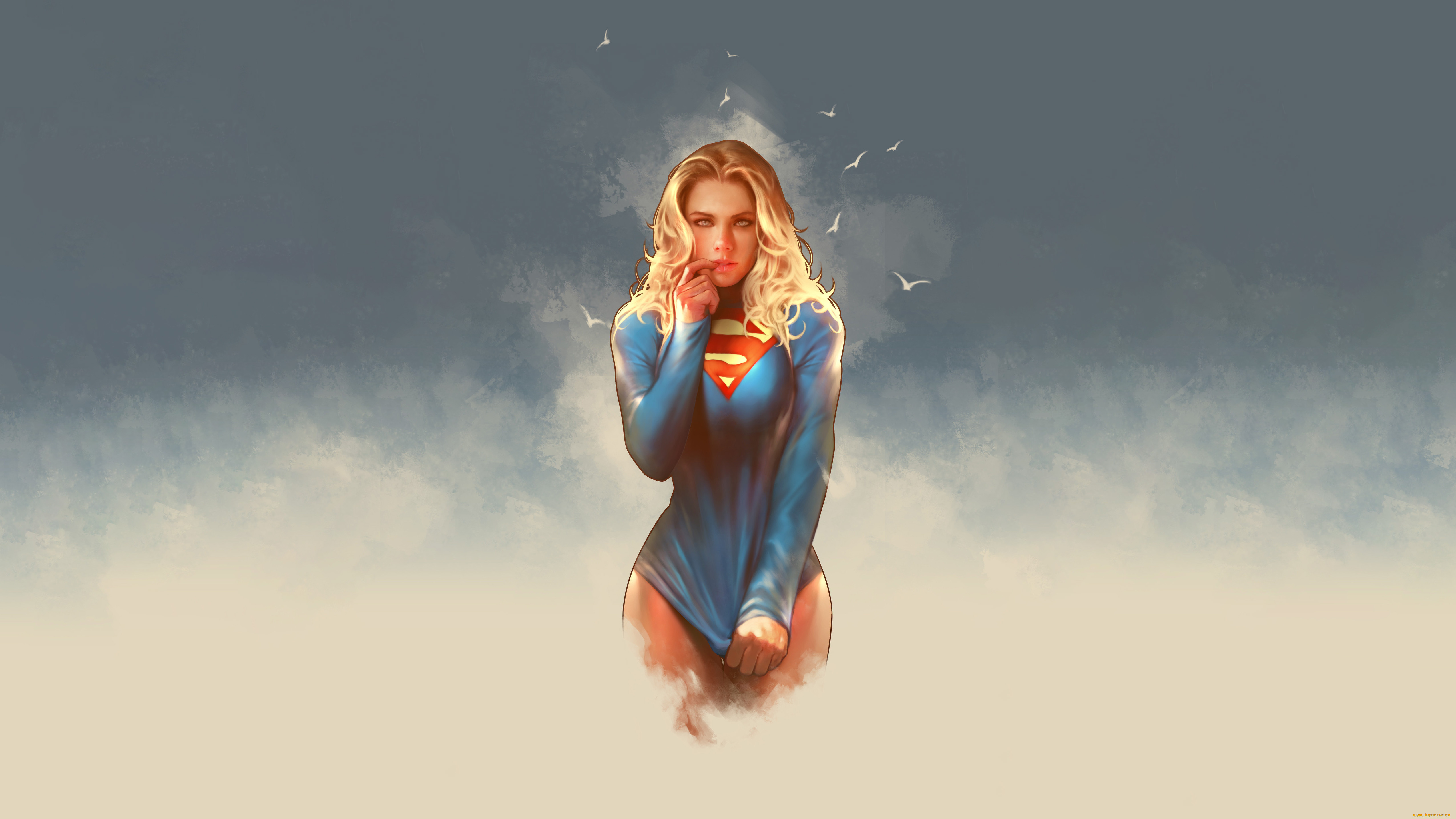 рисованное, комиксы, supergirl