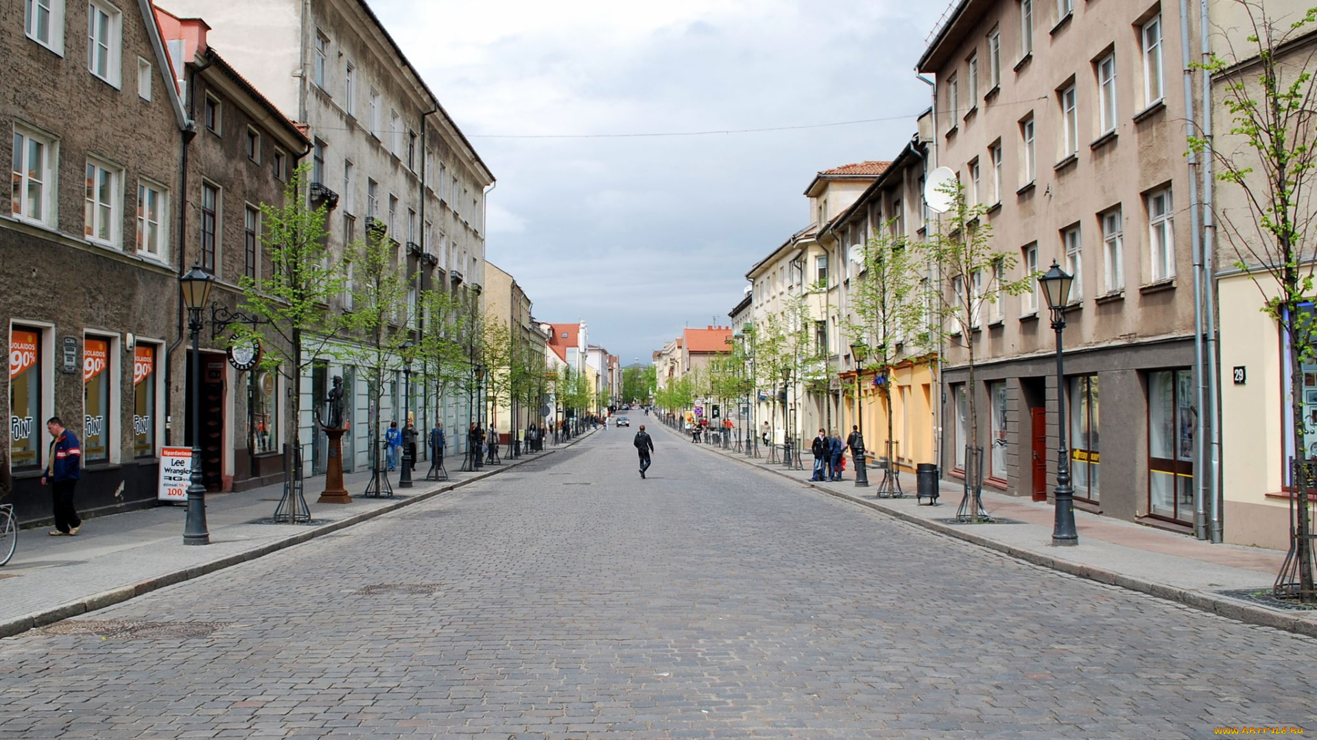 клайпеда, литва, города, улицы, площади, набережные