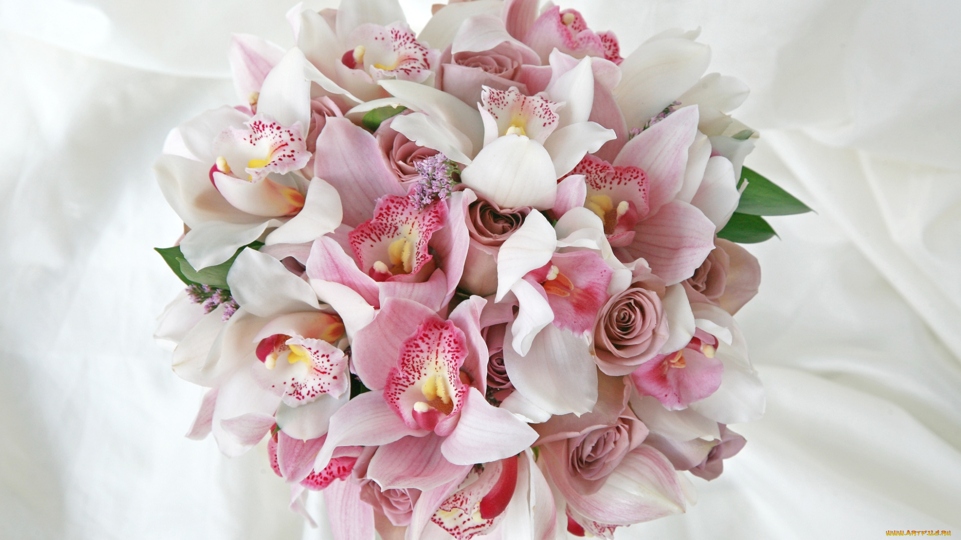 цветы, букеты, композиции, свадебный, розы, орхидеи
