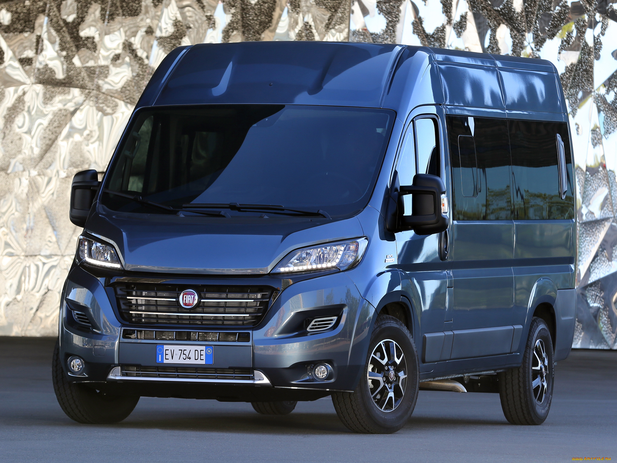 автомобили, fiat, синий, panorama, ducato