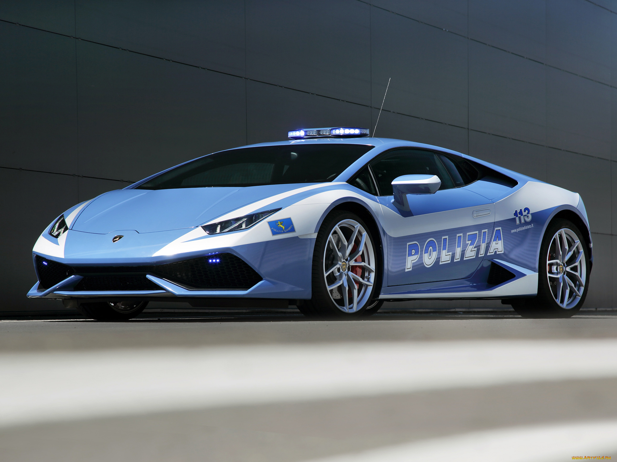 автомобили, полиция, polizia, lp, 610-4, huracаn, lamborghini, синий, 2014, lb724