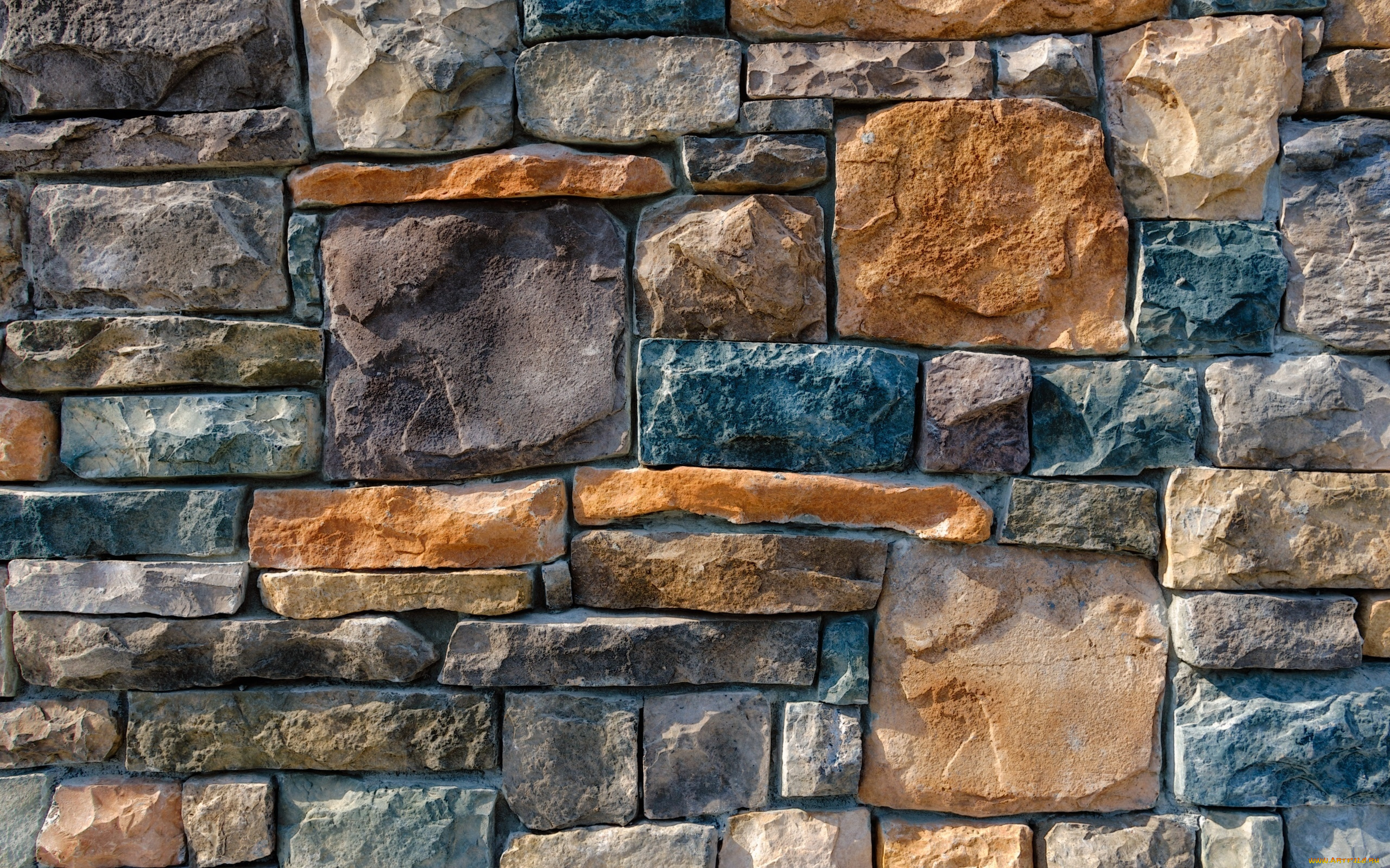 разное, текстуры, stone, wall, colorful, pattern