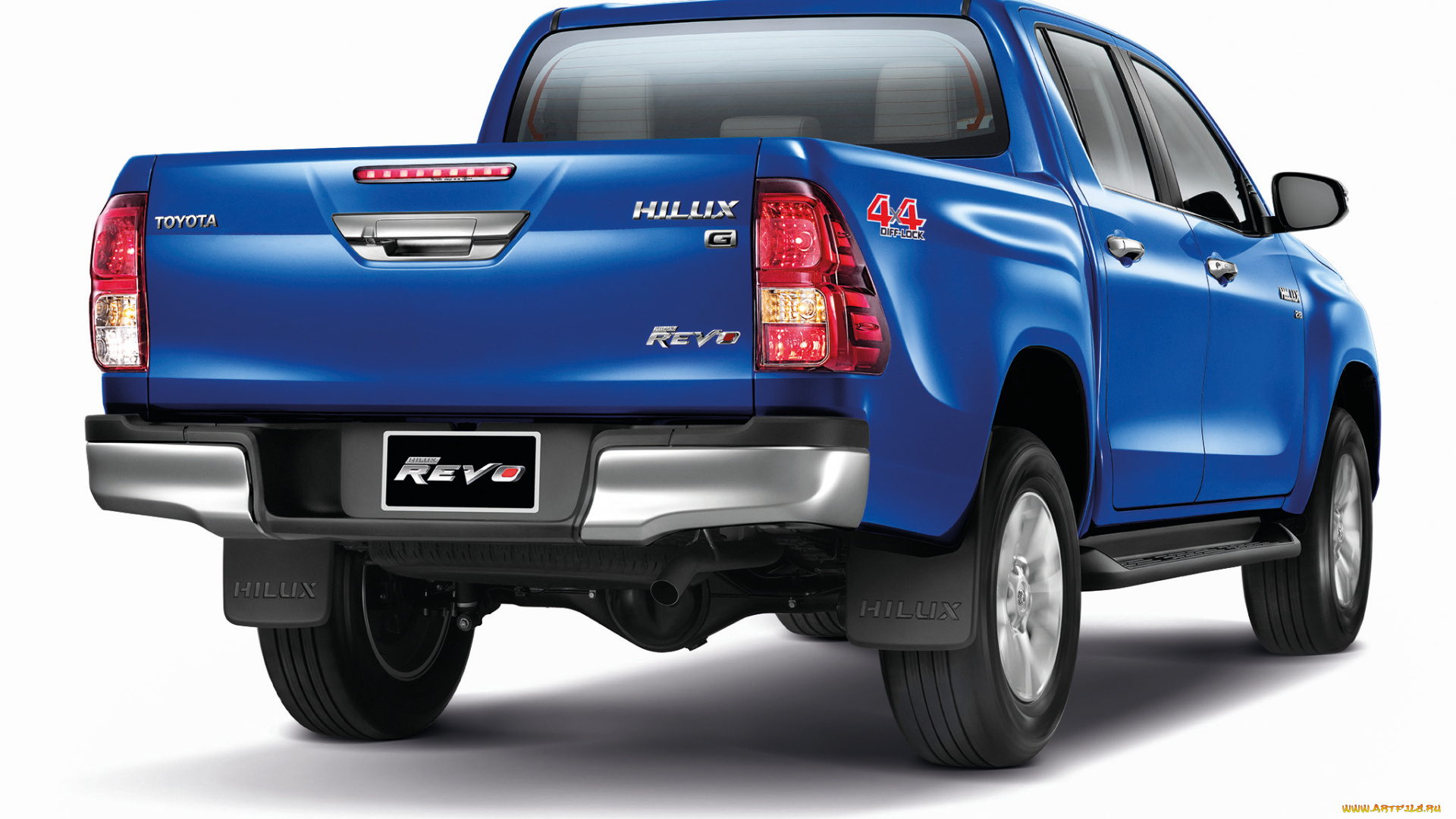 автомобили, toyota, синий, 2015г, th-spec, 4x4, cab, double, revo, hilux