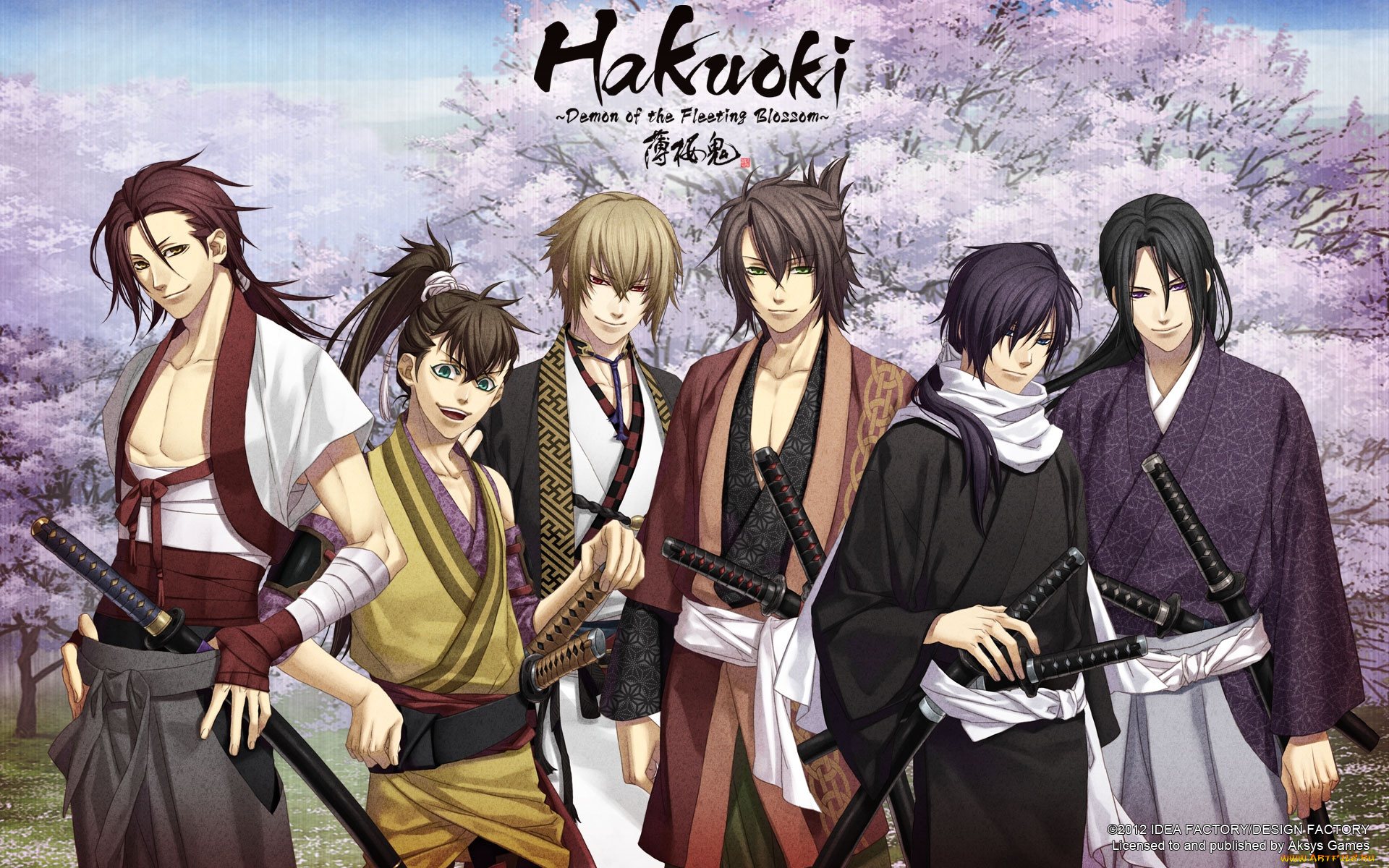 аниме, hakuoki, парень