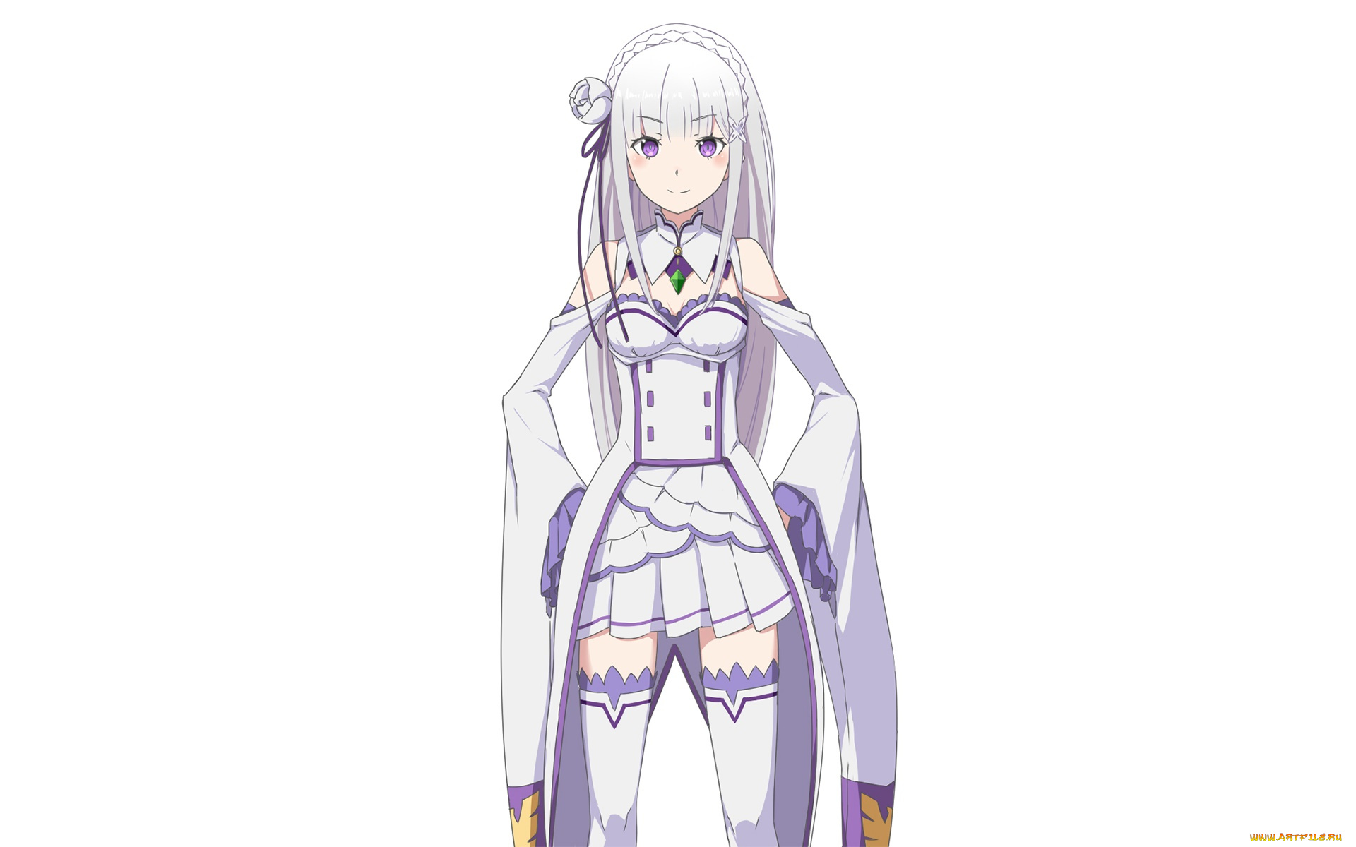 аниме, re, , zero, kara, hajimeru, isekai, seikatsu, девушка