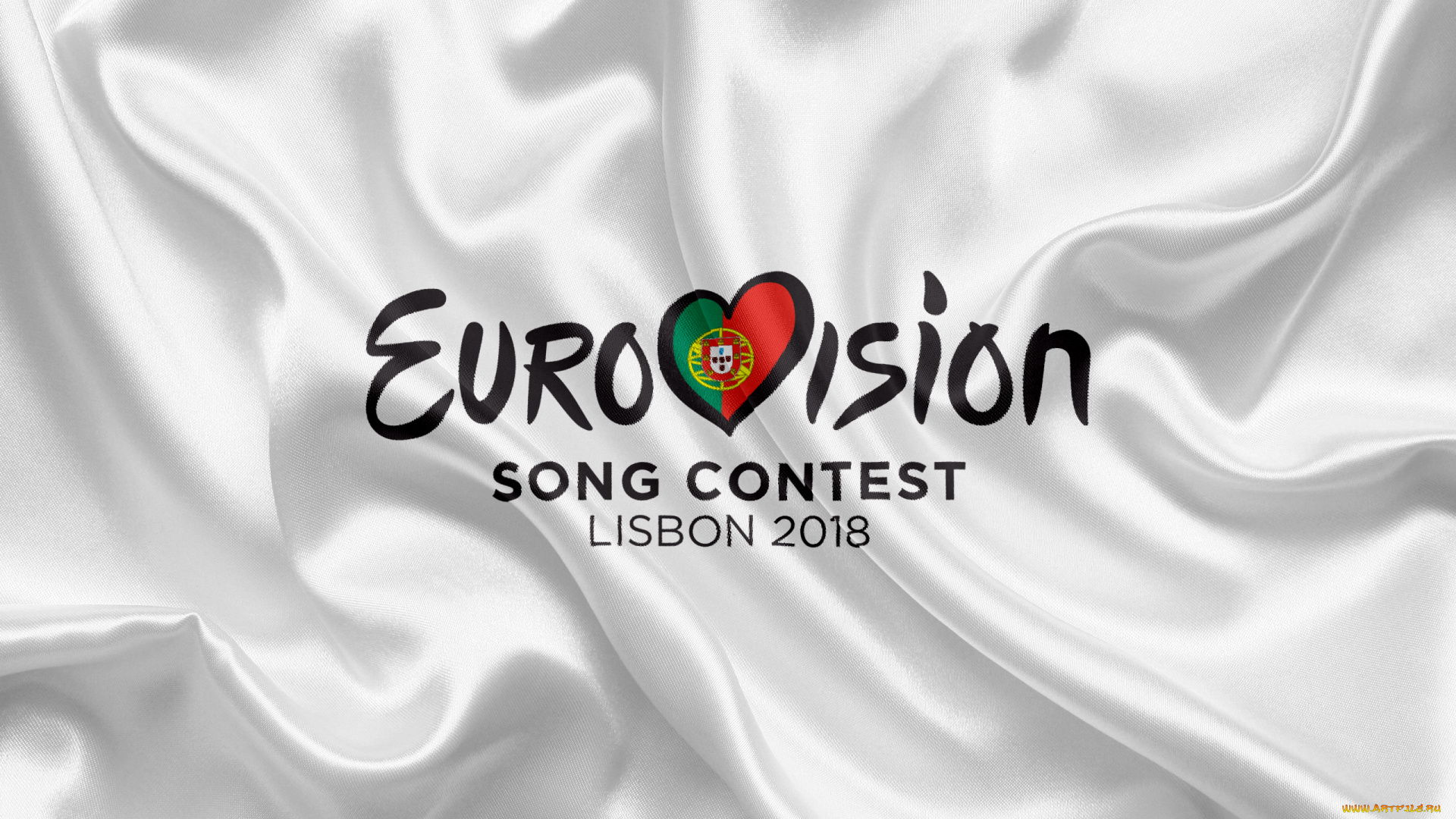 музыка, евровидение, логотип, ткань, надпись, конкурс, белый, лиссабон