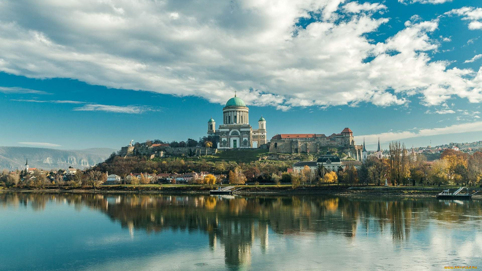 esztergom, hungary, города, -, католические, соборы, , костелы, , аббатства