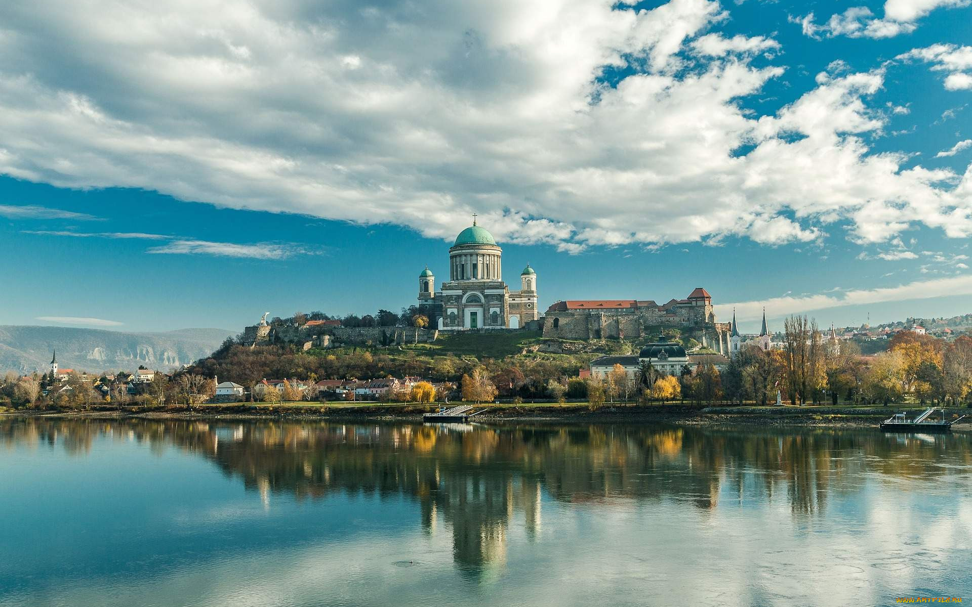 esztergom, hungary, города, -, католические, соборы, , костелы, , аббатства