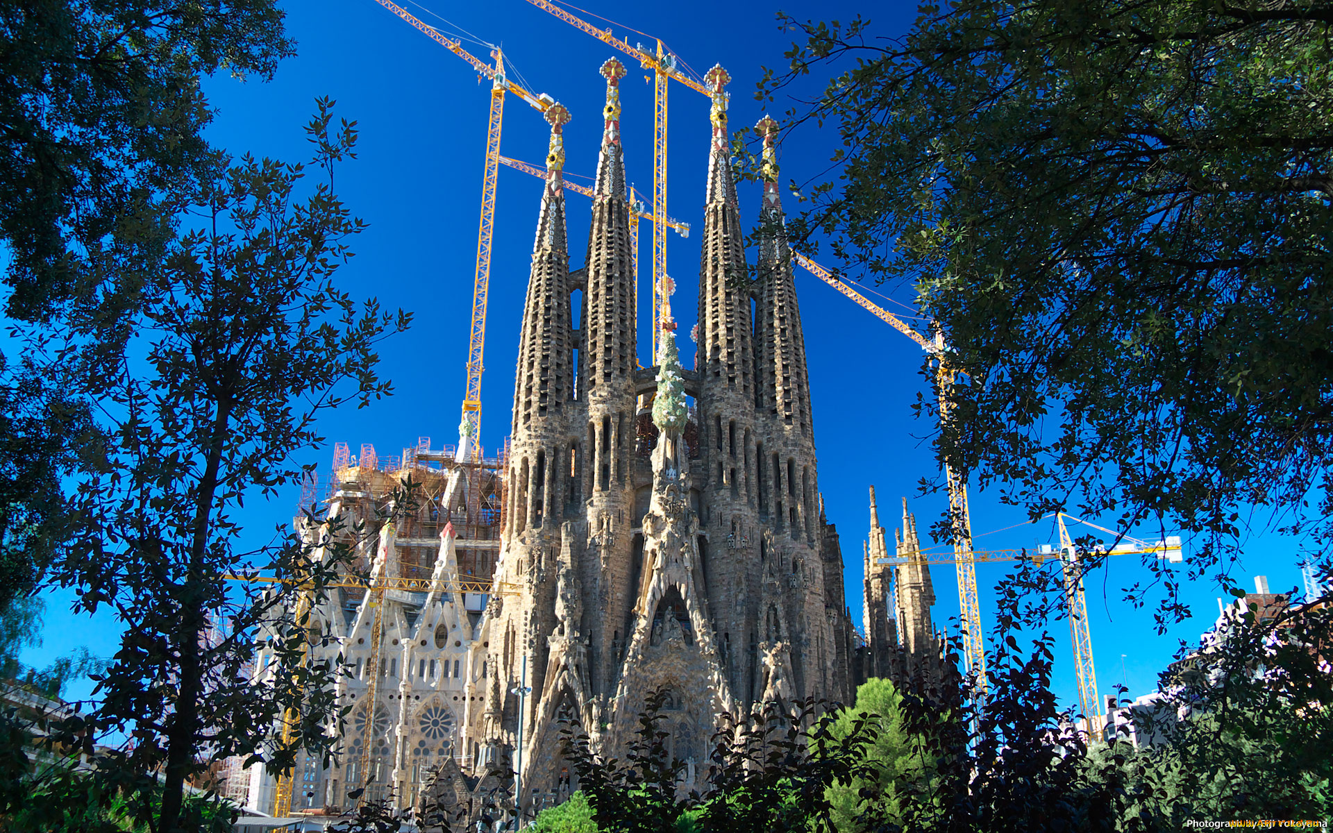 sagrada, familia, barcelona, города, барселона, испания