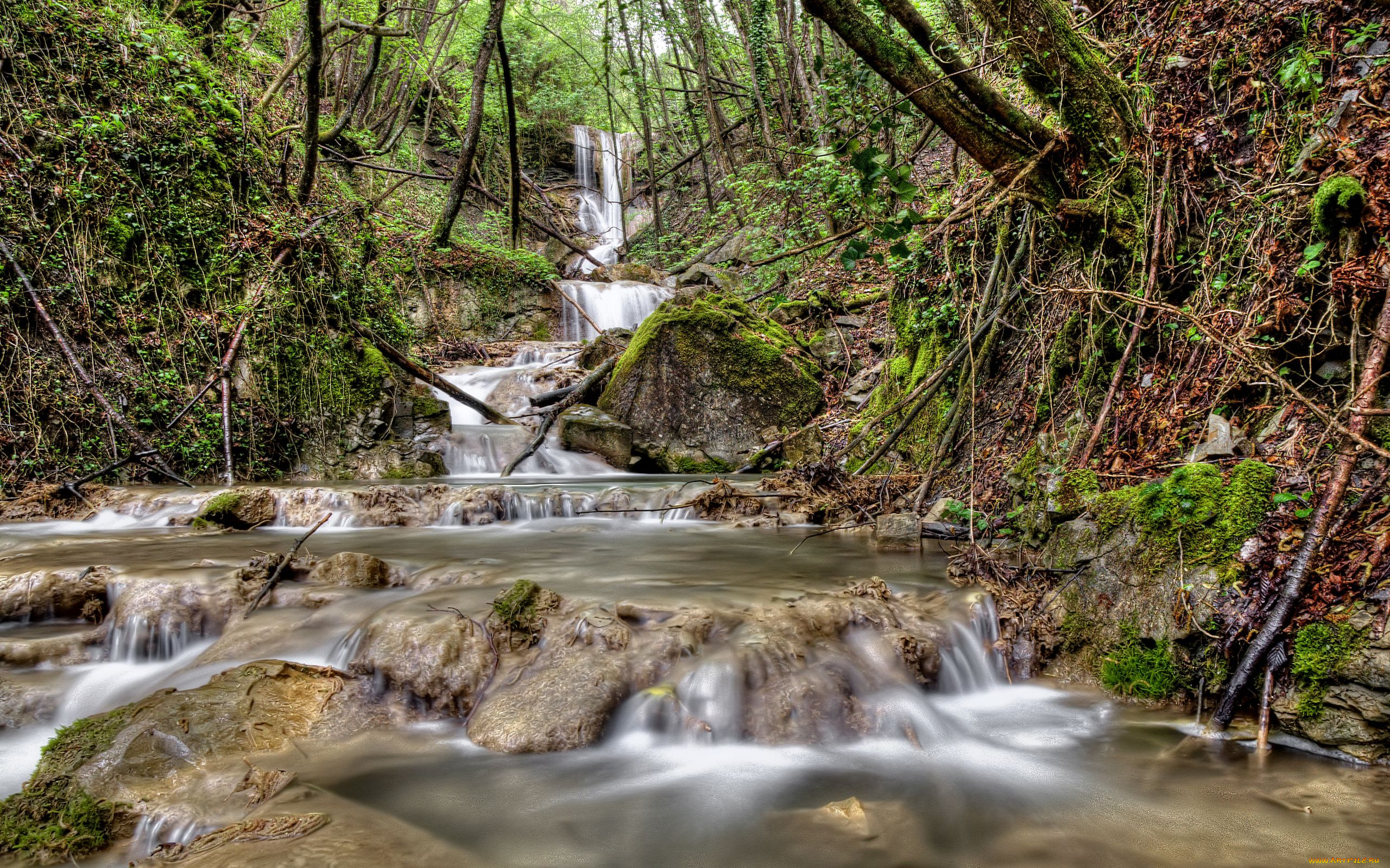 природа, водопады