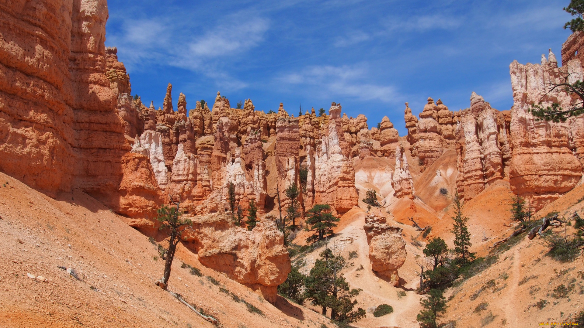 bryce, canyon, national, park, природа, горы, скалы, каньон