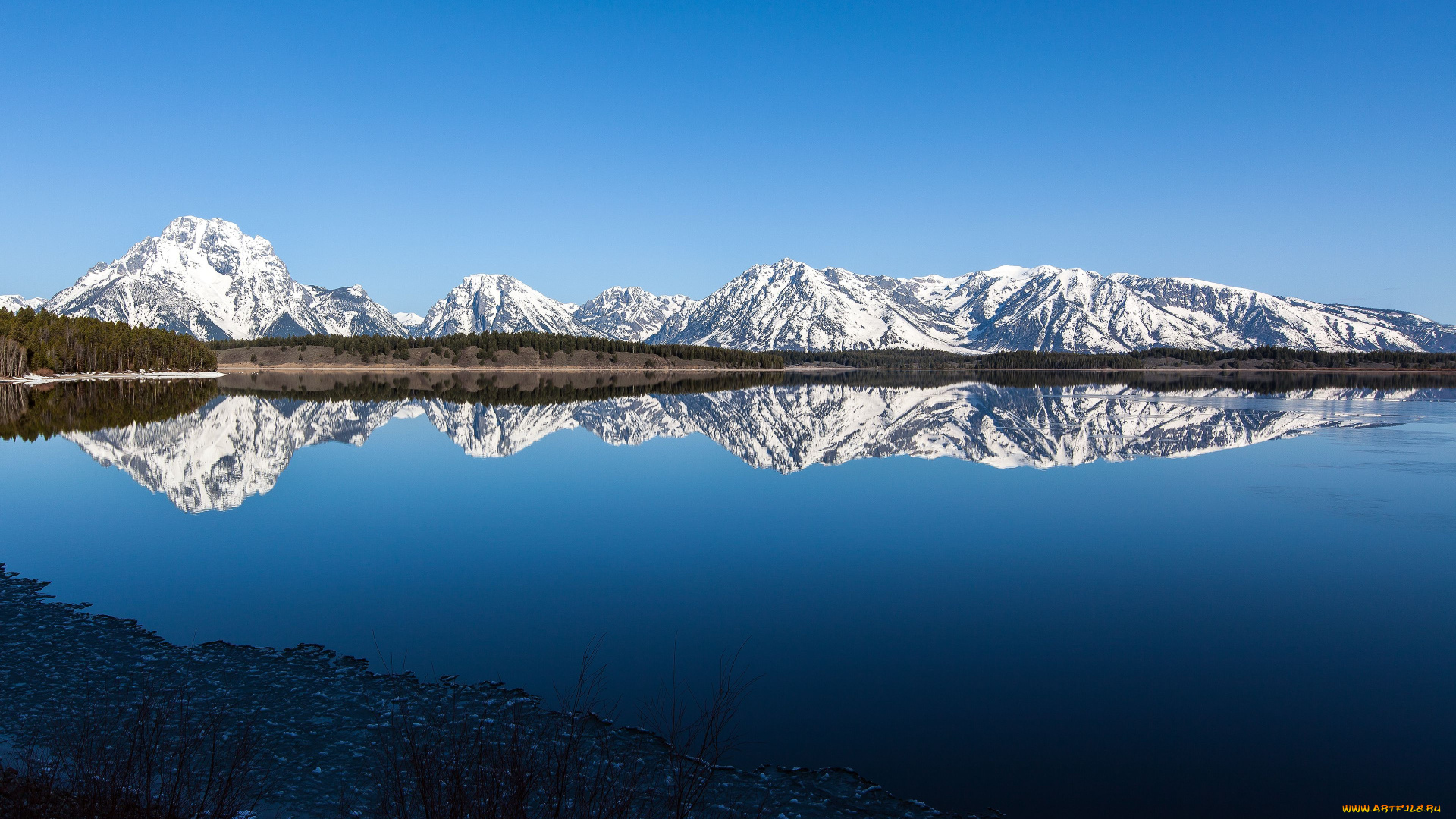 grand, teton, national, park, wyoming, природа, реки, озера, гранд-титон, вайоминг, озеро, горы