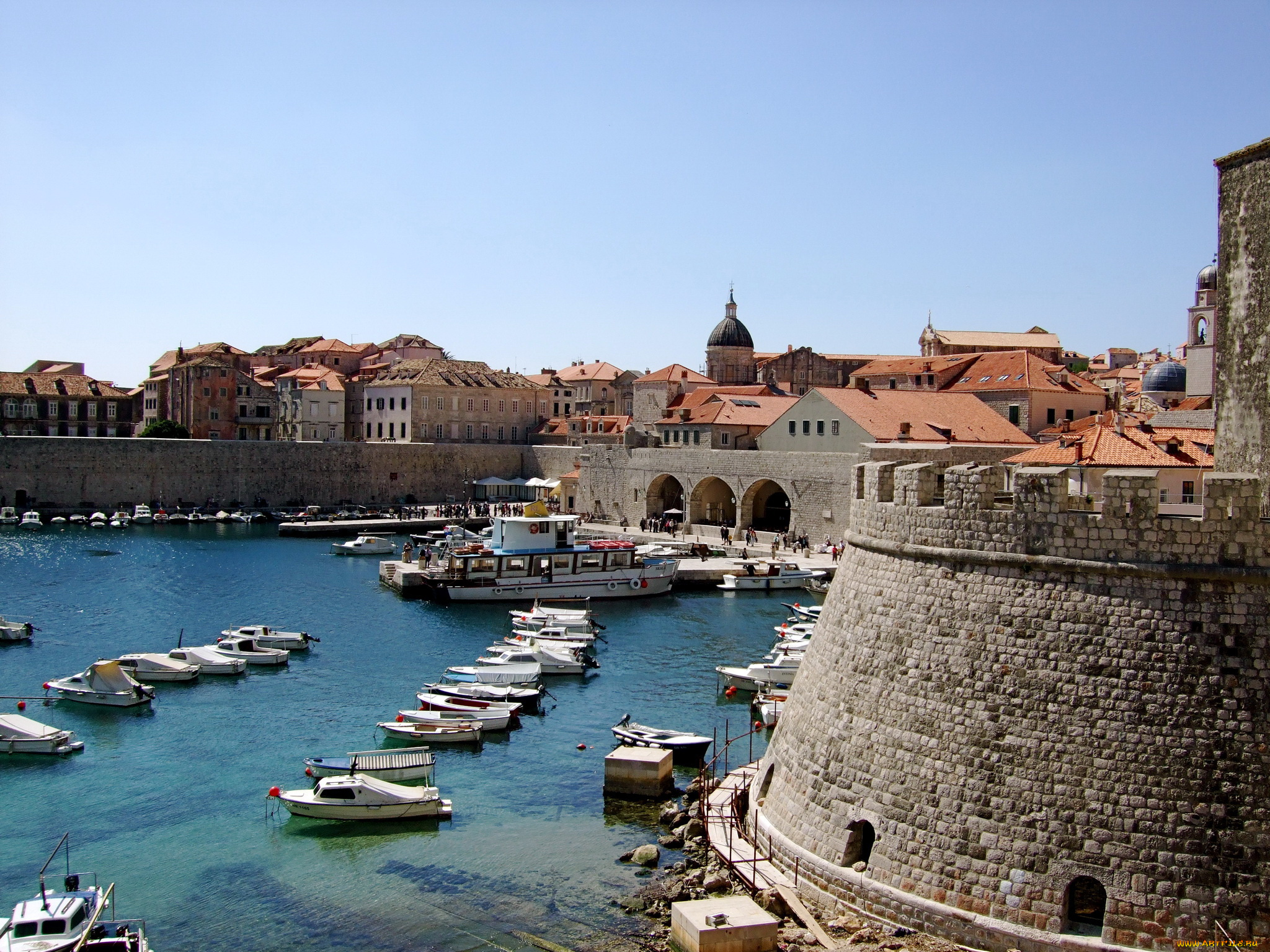 dubrovnik, croatia, города, дубровник, хорватия, море, дома, побережье