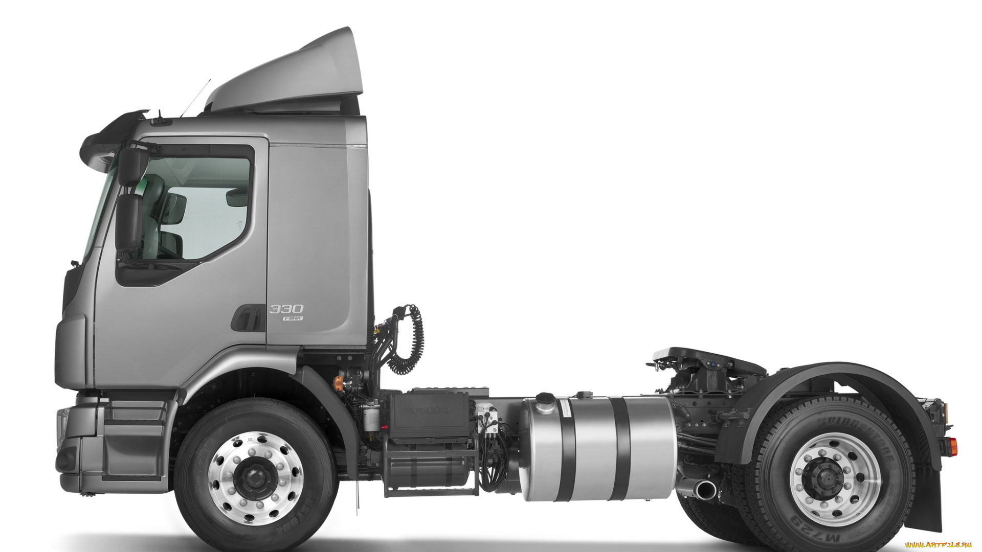 автомобили, volvo, trucks, серый, 2014г, volvo, vm, 330, 4x2, tractor