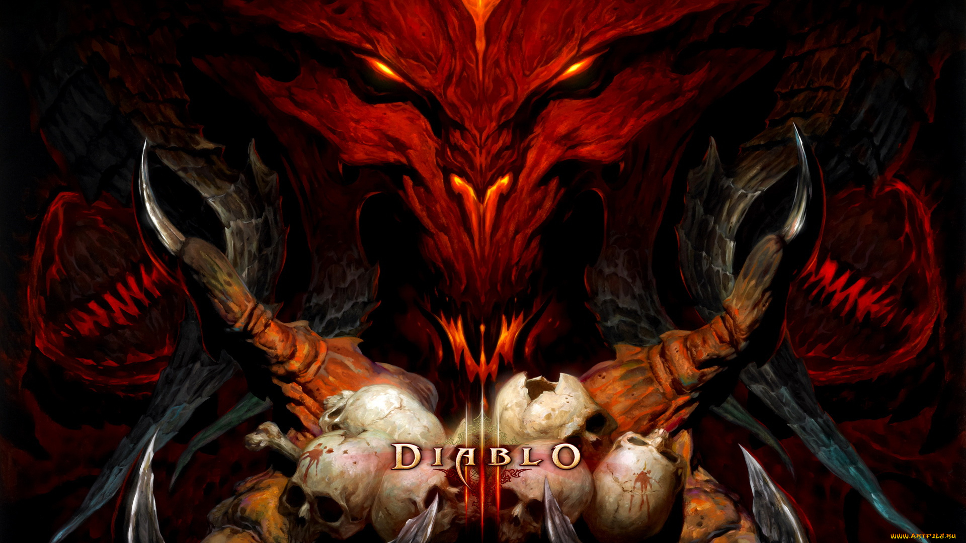 видео, игры, diablo, iii, демон