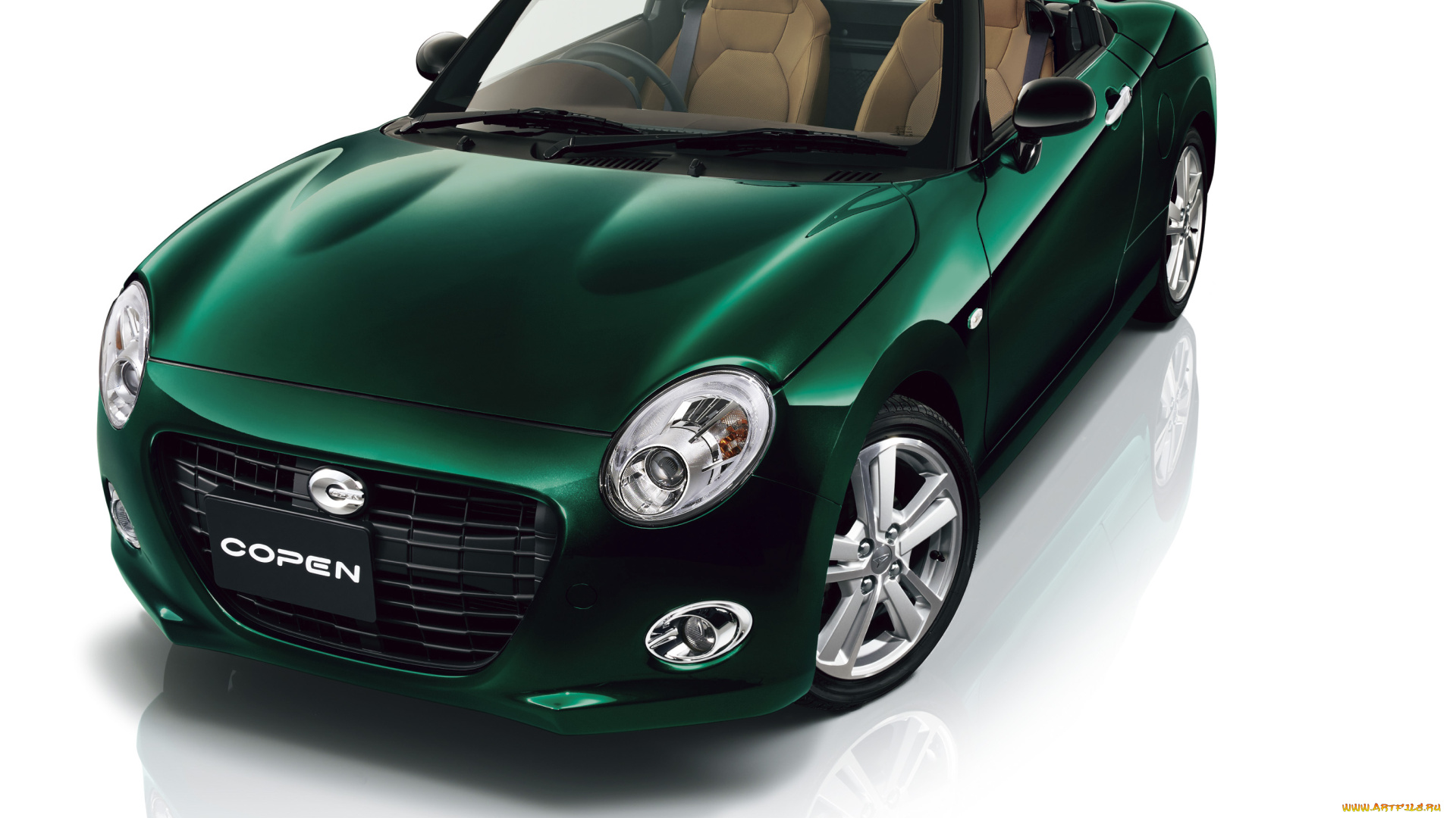 автомобили, daihatsu, 2015г, cero, copen, зеленый