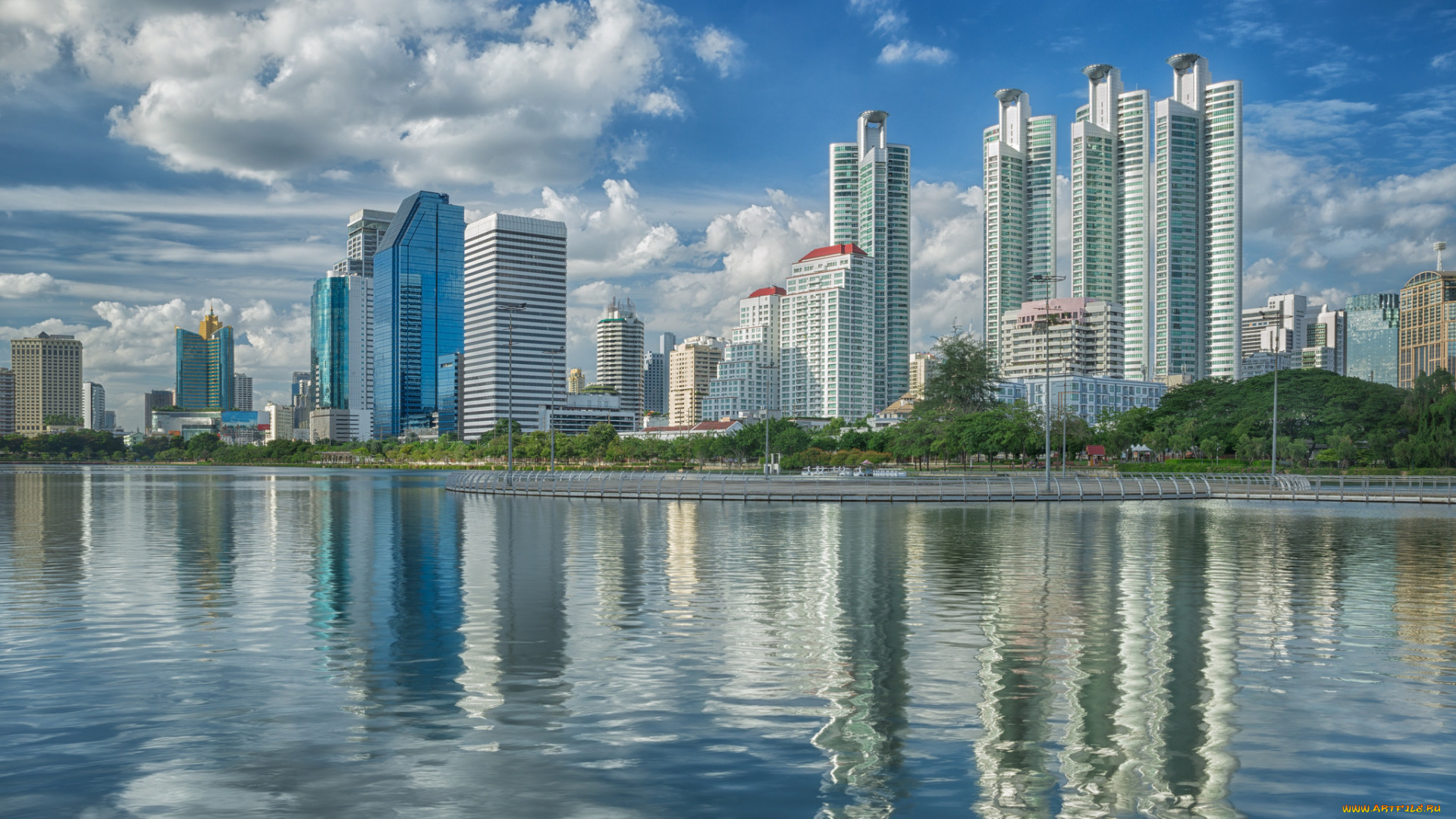 bangkok, city, downtown, города, бангкок, , таиланд, небоскребы