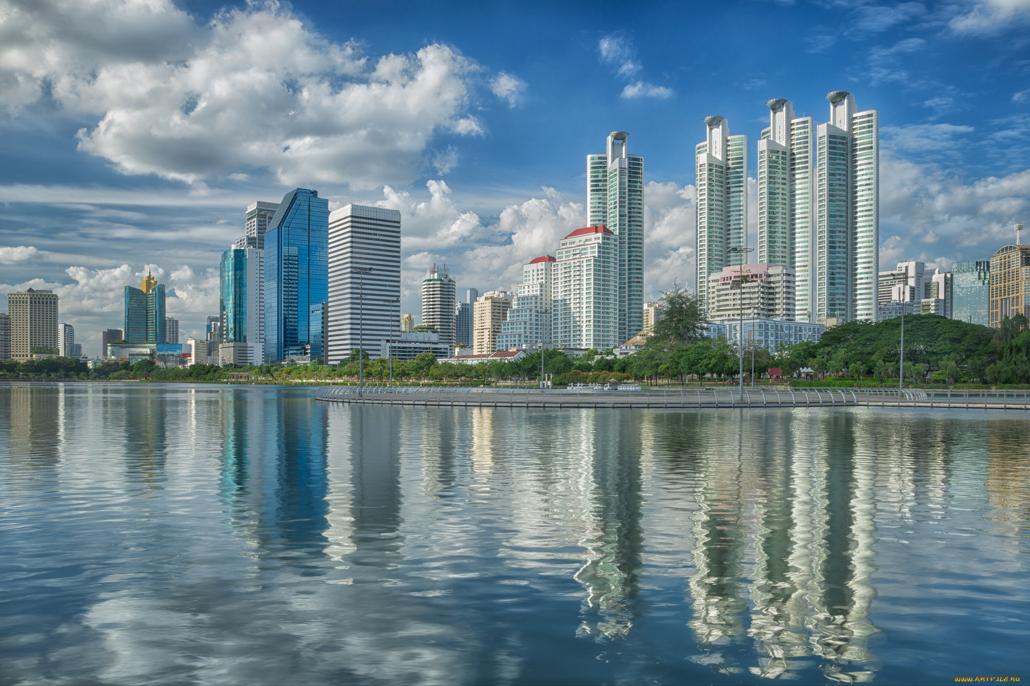 bangkok, city, downtown, города, бангкок, , таиланд, небоскребы