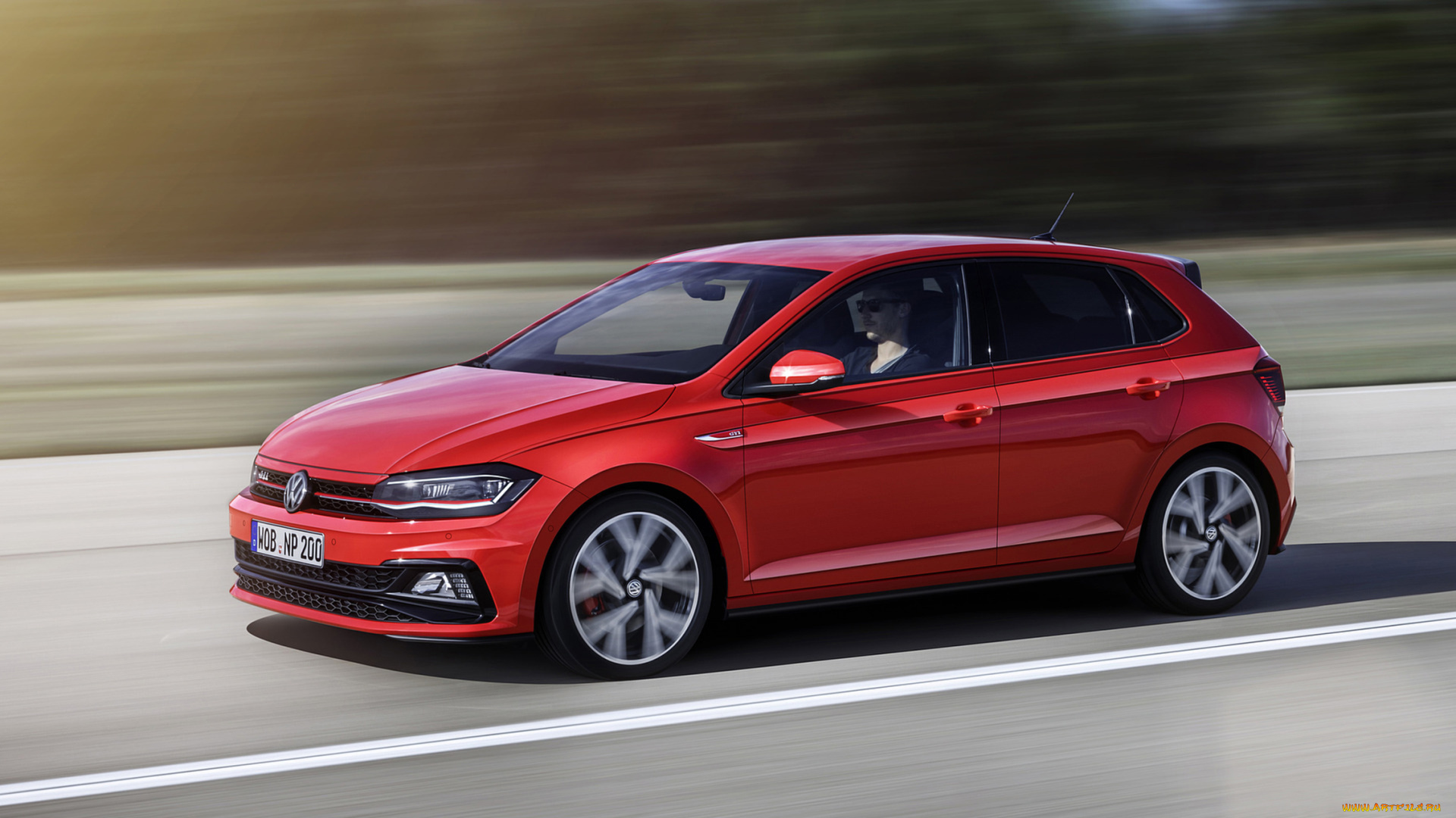 volkswagen, polo, gti, 2018, автомобили, volkswagen, polo, 2018, gti