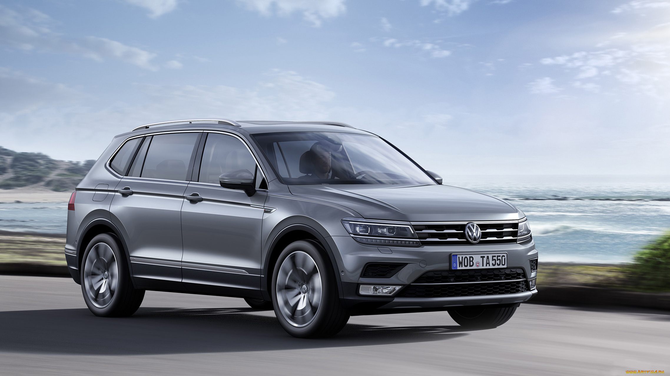 volkswagen, tiguan, allspace, highline, 4motion, 2018, автомобили, volkswagen, 4motion, highline, 2018, allspace, tiguan