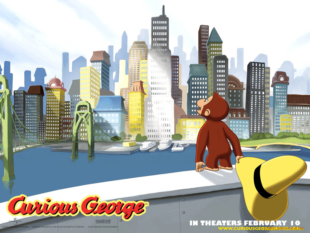 мультфильмы, curious, george