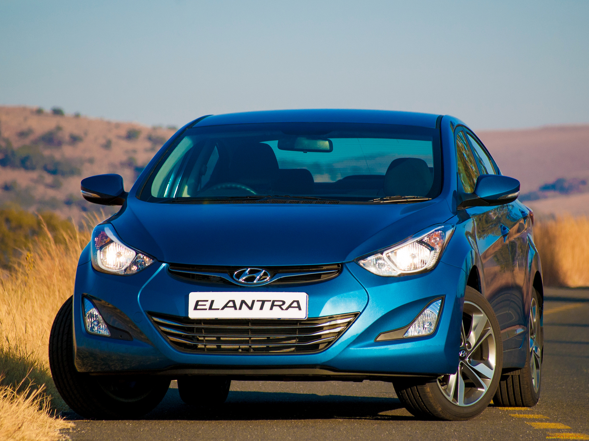 автомобили, hyundai, 2014г, za-spec, синий, elantra