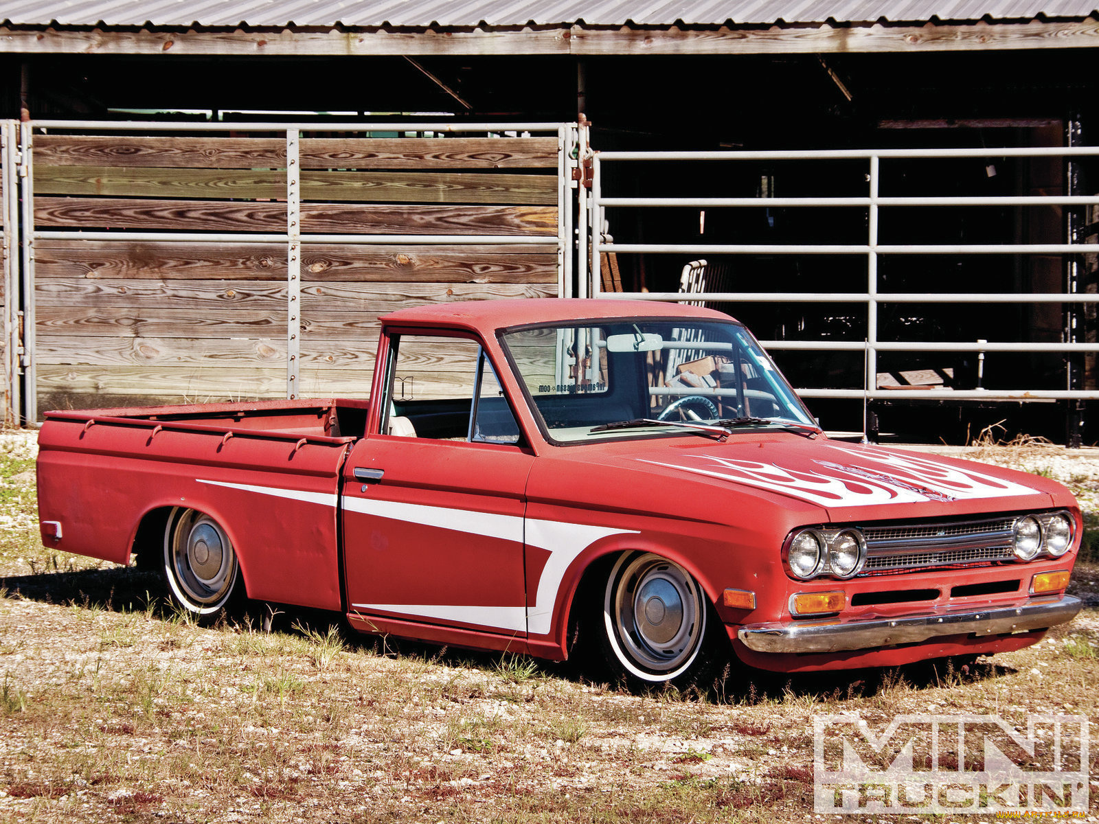 1971, datsun, 521, автомобили, custom, pick, up