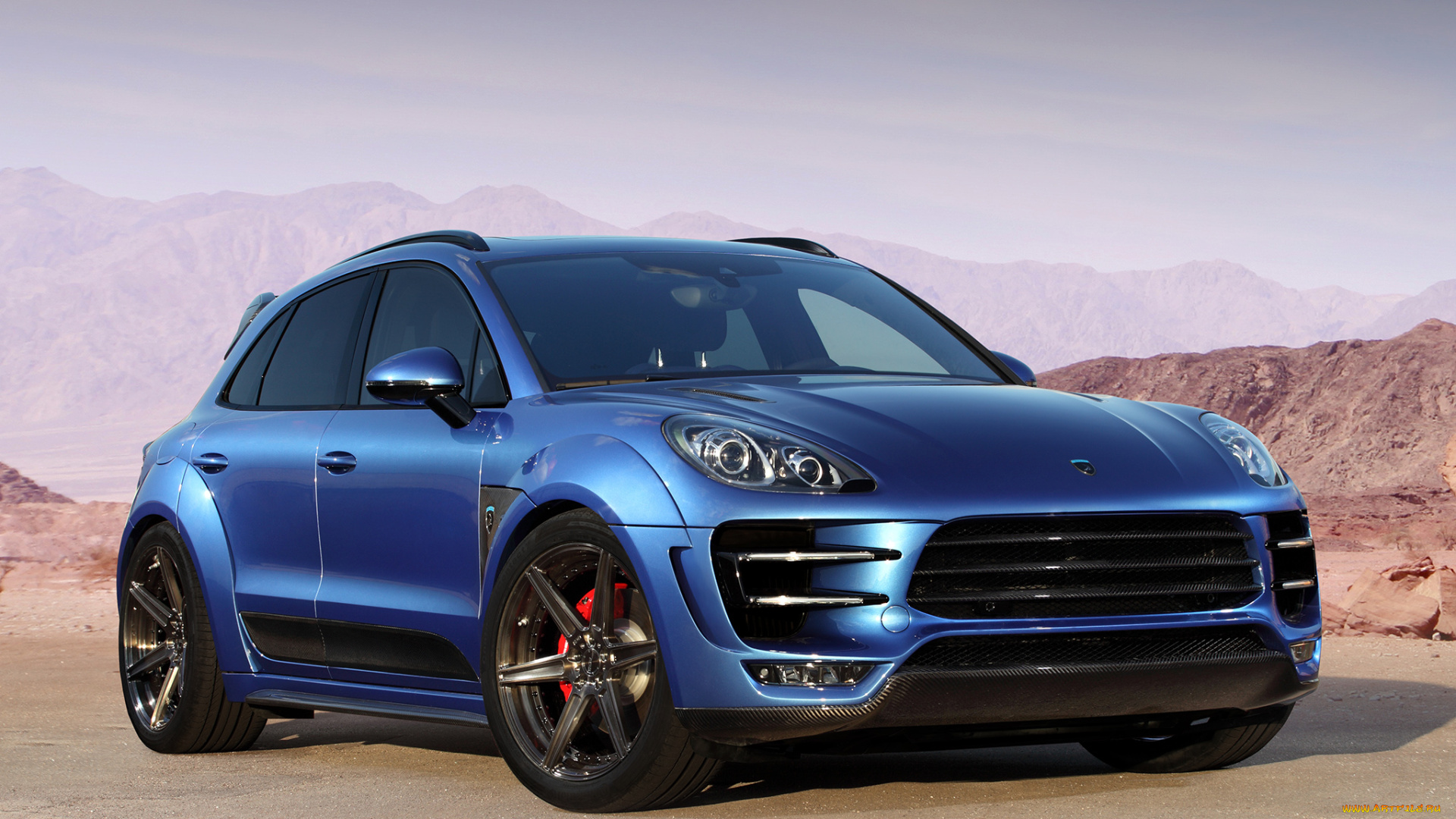 автомобили, porsche, macan, синий, 2014г, topcar, 95b, ursa