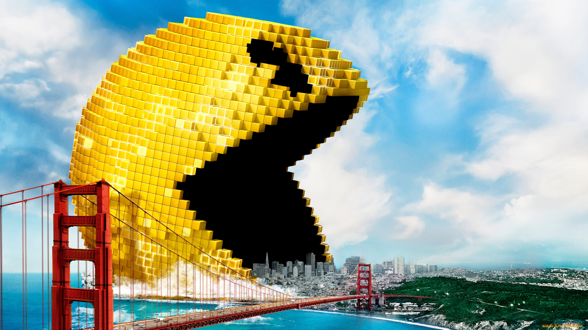 pixels, кино, фильмы, пиксели