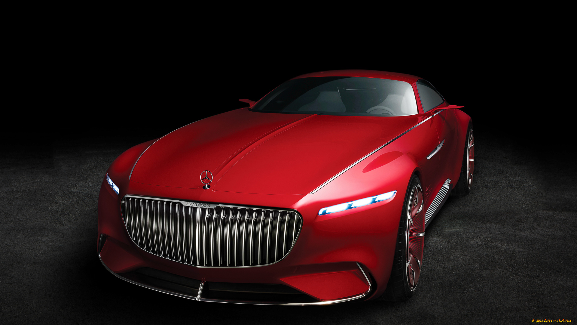 автомобили, mercedes-benz, vision, mercedes-maybach, 6, 2016г