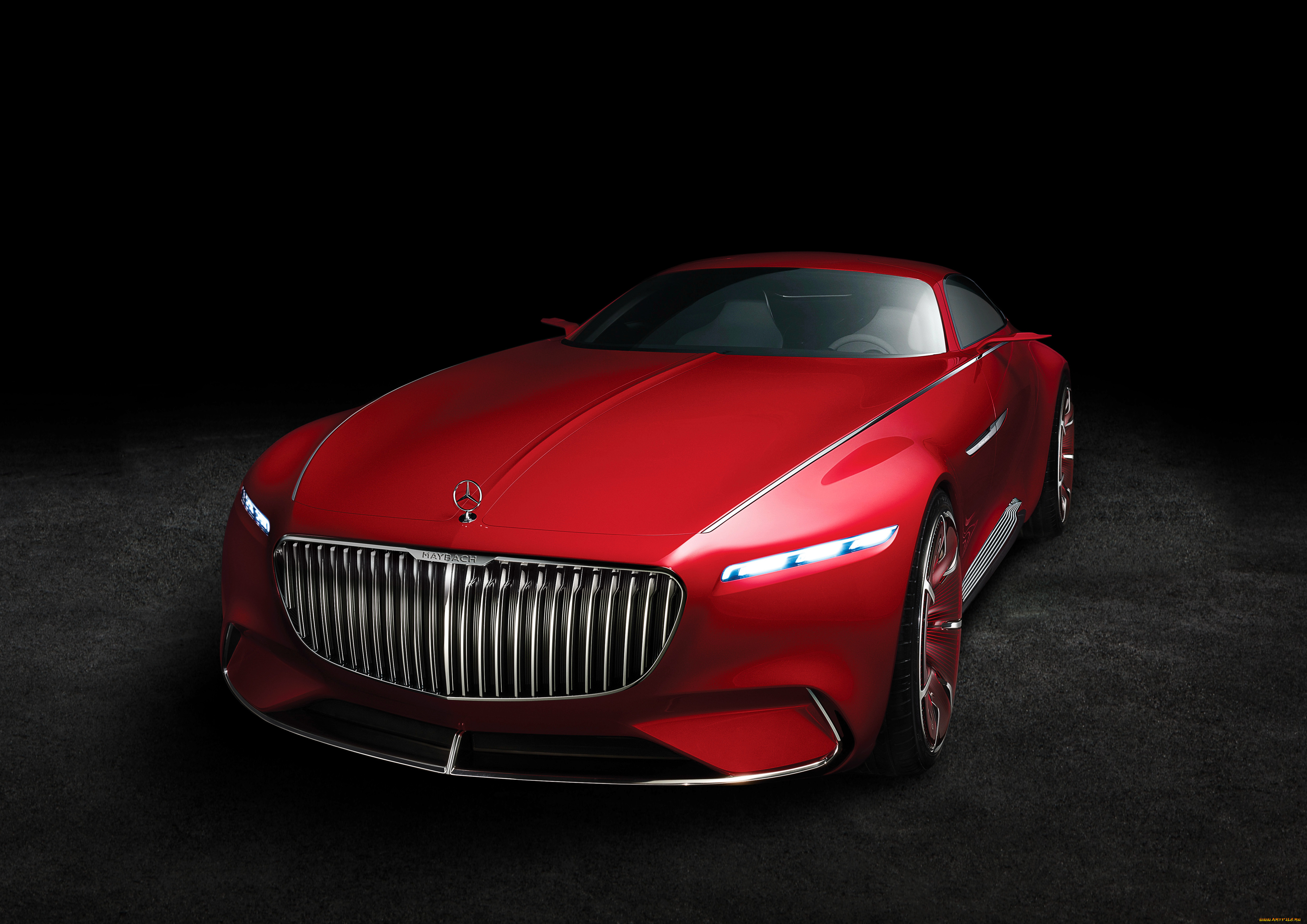 автомобили, mercedes-benz, vision, mercedes-maybach, 6, 2016г