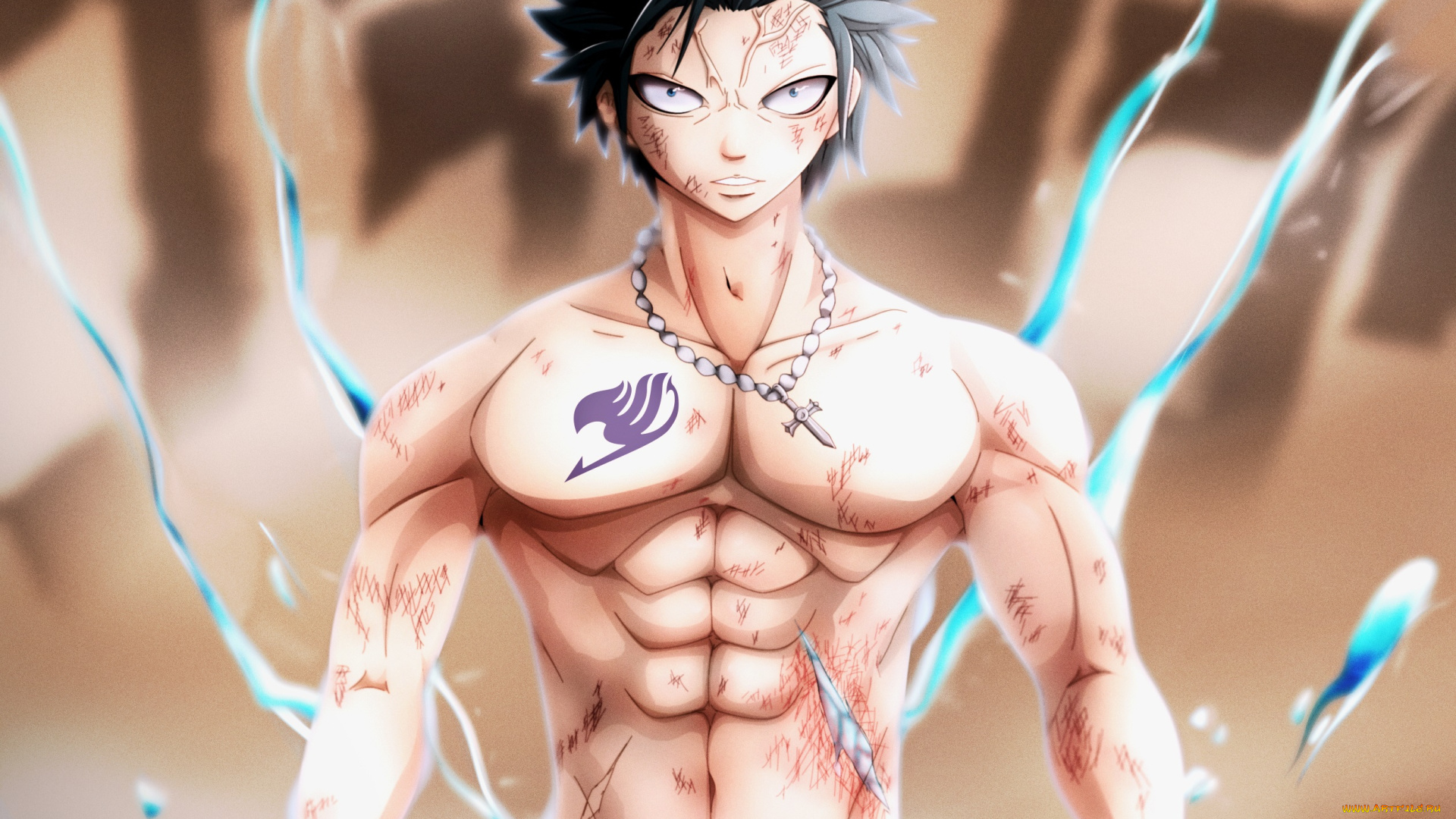 аниме, fairy, tail, хвост, феи