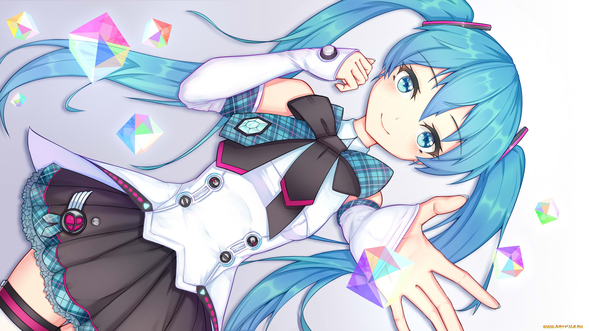 аниме, vocaloid, hatsune, miku