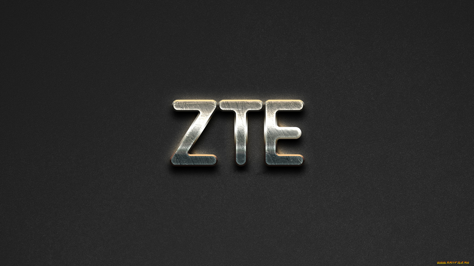 zte, бренды, -, другое, серый, стальное, искусство, смартфоны, логотип, креативное, каменный, фон, стальной, эмблемы