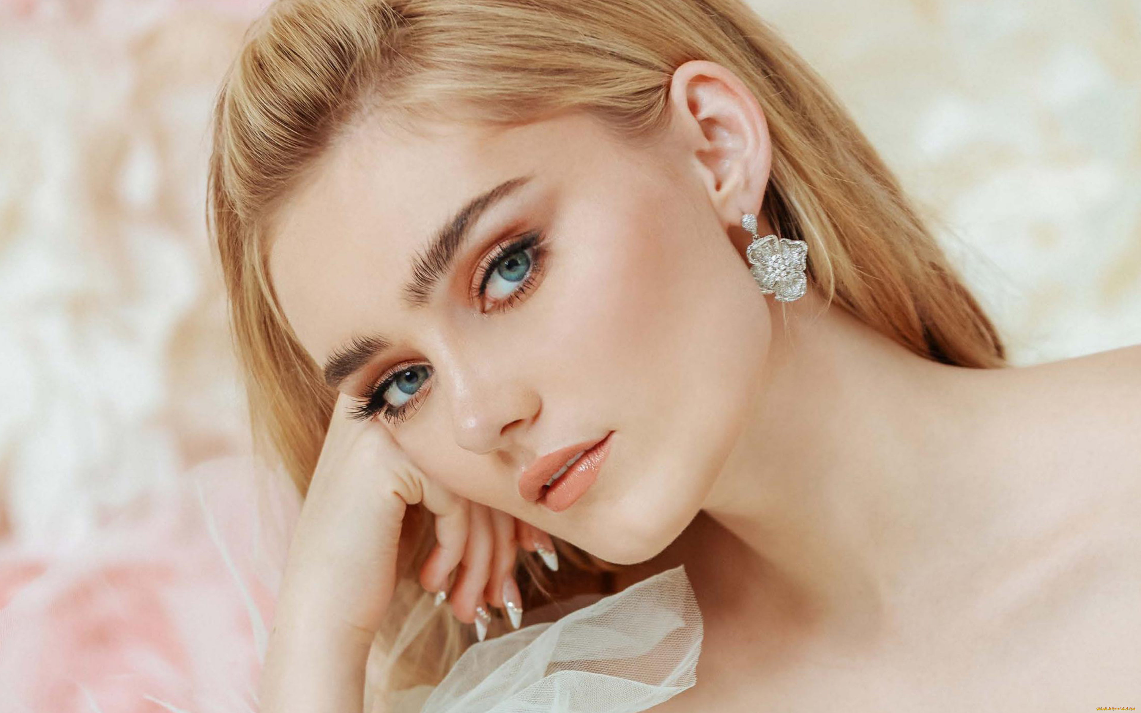 девушки, meg, donnelly, блондинка, лицо