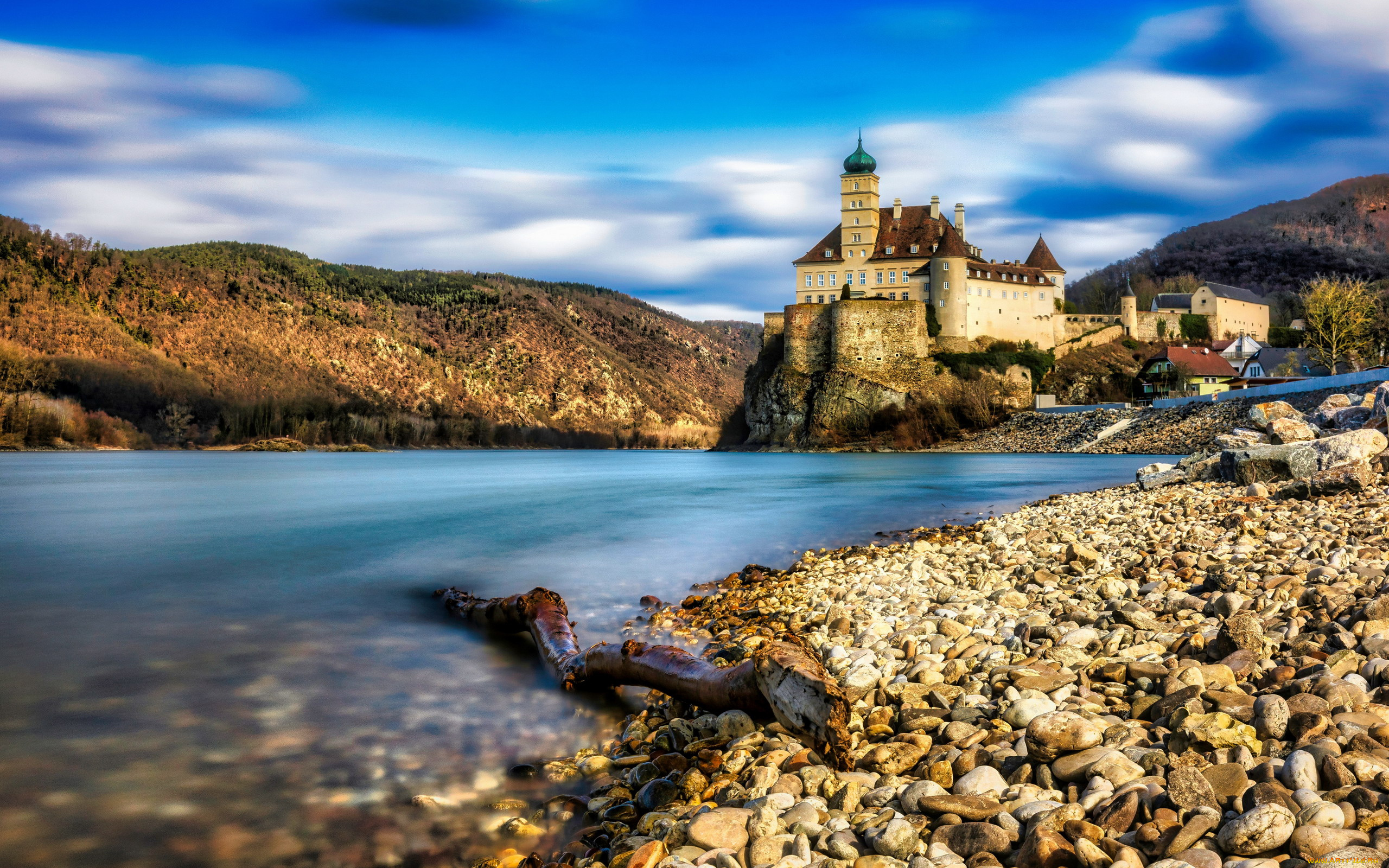 schonbuhel, castle, austria, города, замки, австрии, schonbuhel, castle