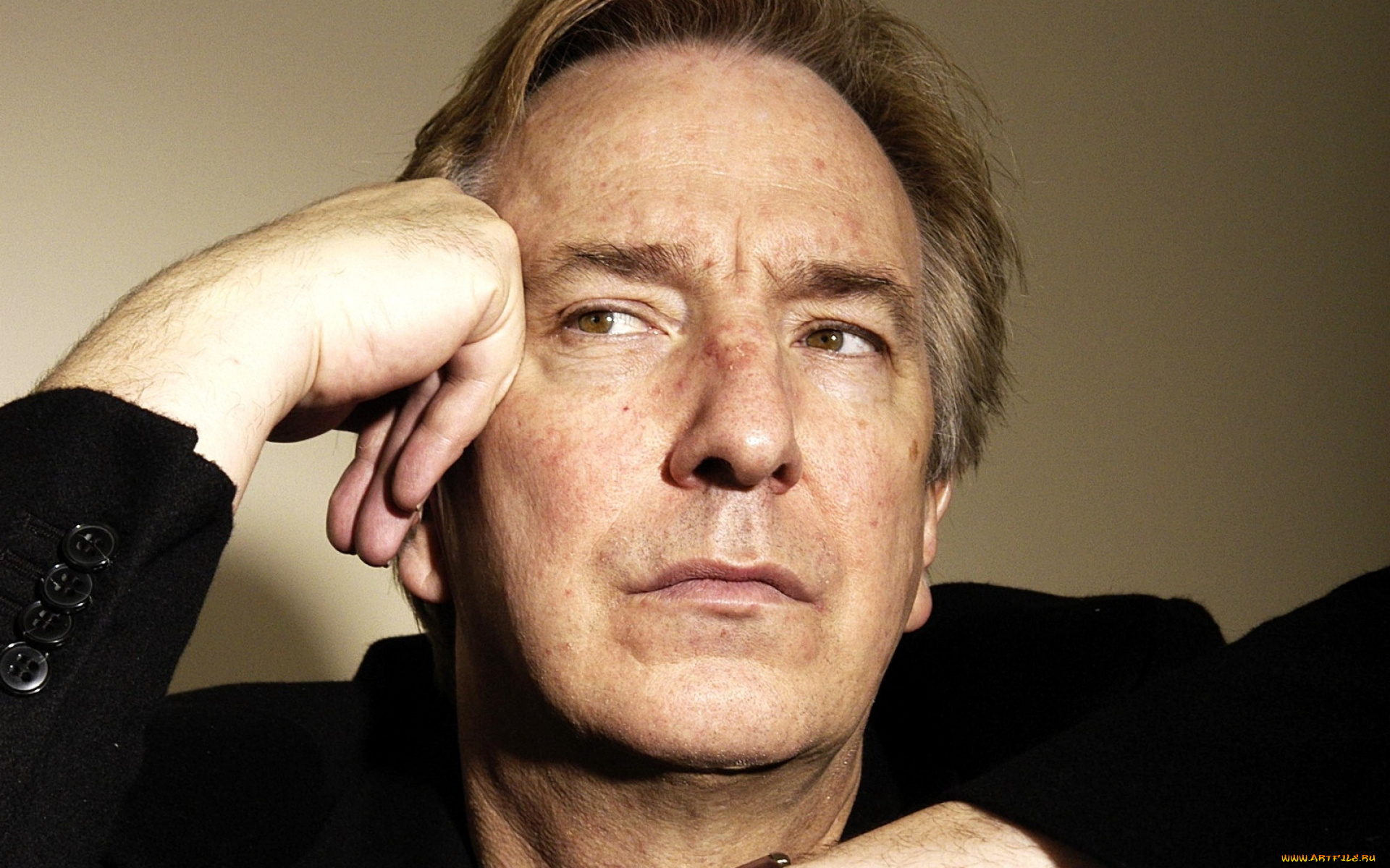 мужчины, alan, rickman, актер, лицо