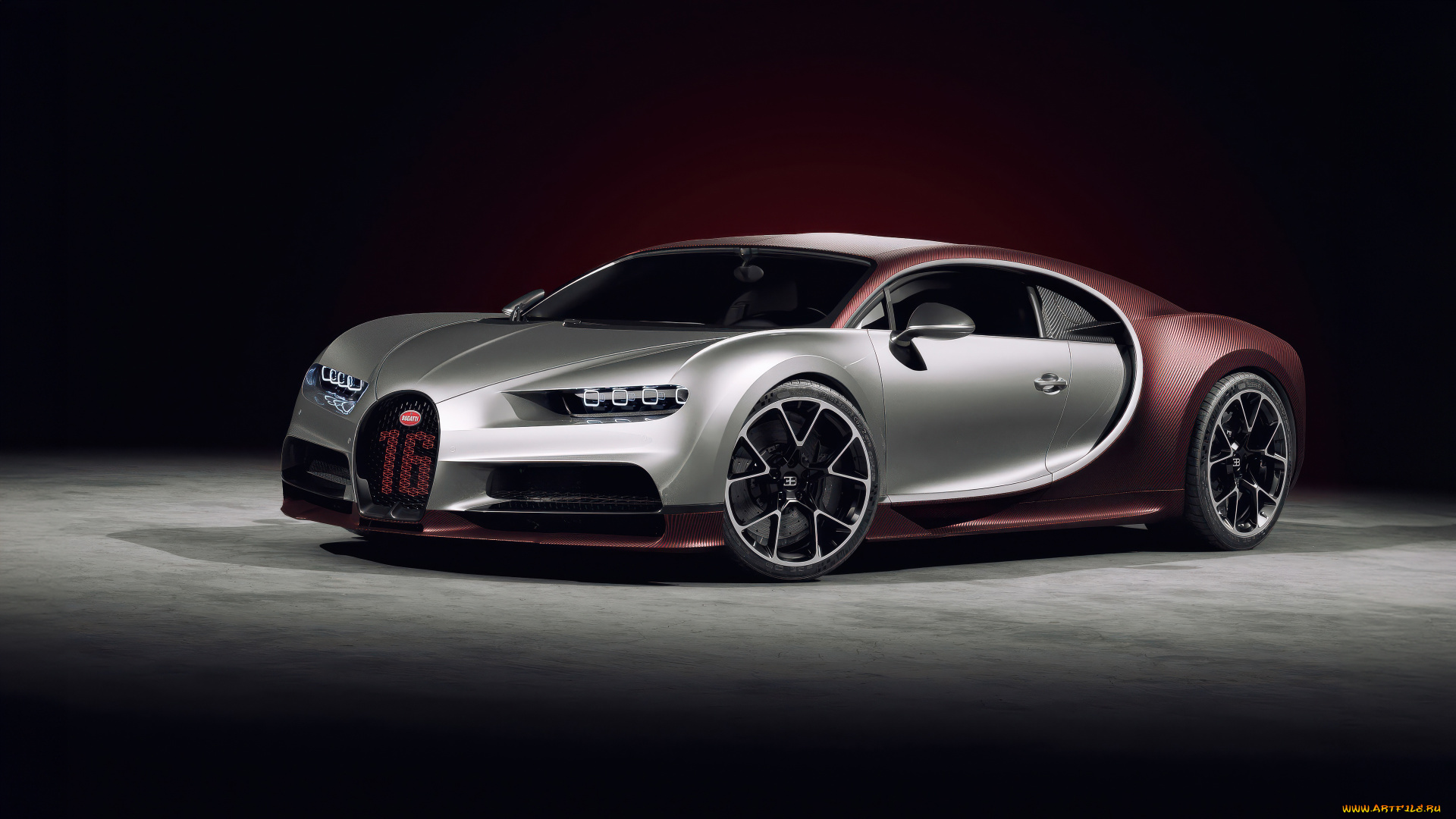 автомобили, bugatti, chiron, matte, carbon