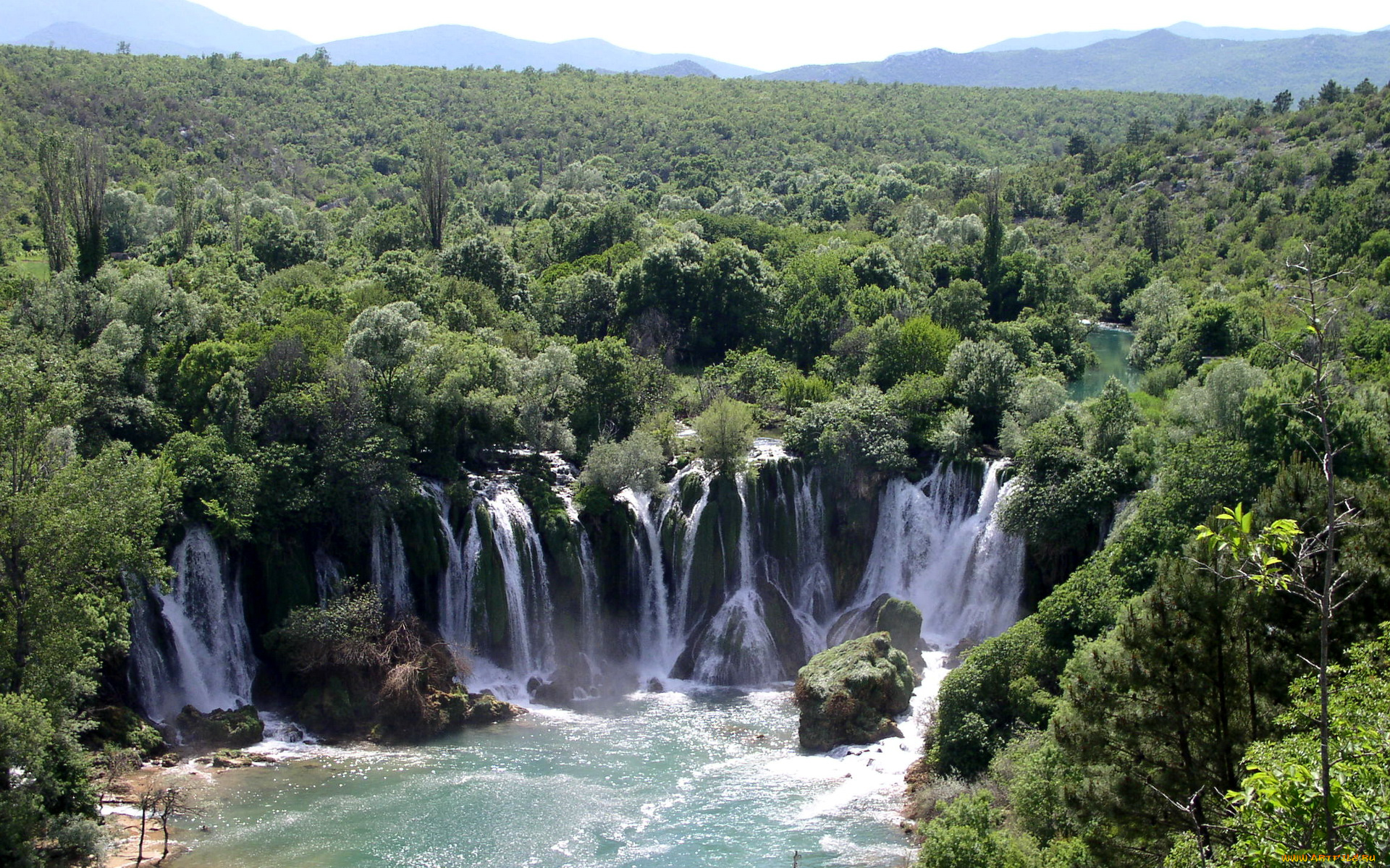 kravica, waterfall, река, trebizat, босния, герцеговина, природа, водопады