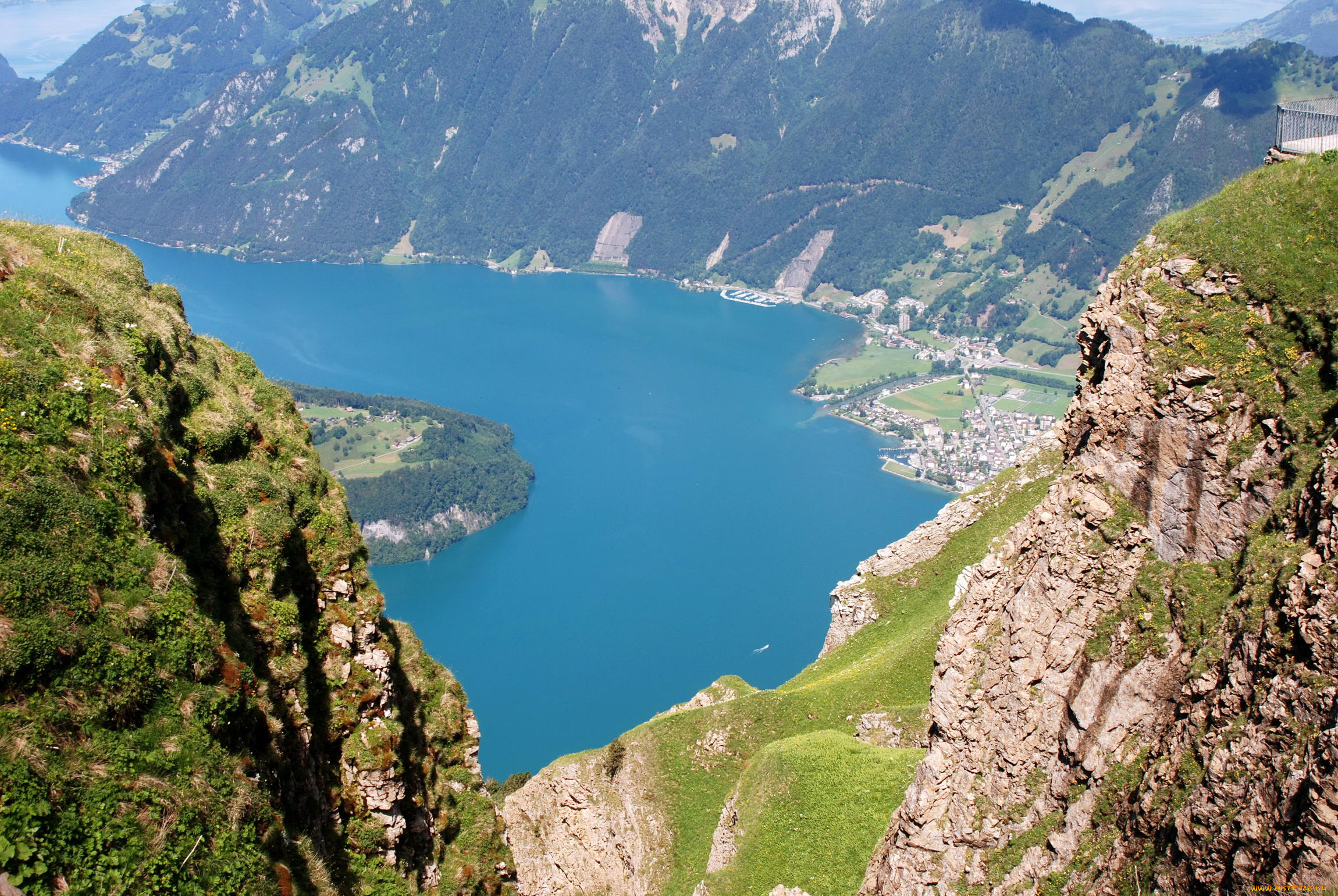 швейцария, моршах, природа, реки, озера, озеро, горы
