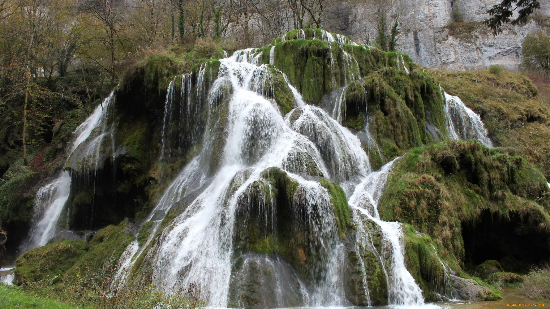 cascade, des, tufs, франция, природа, водопады, водопад, лес