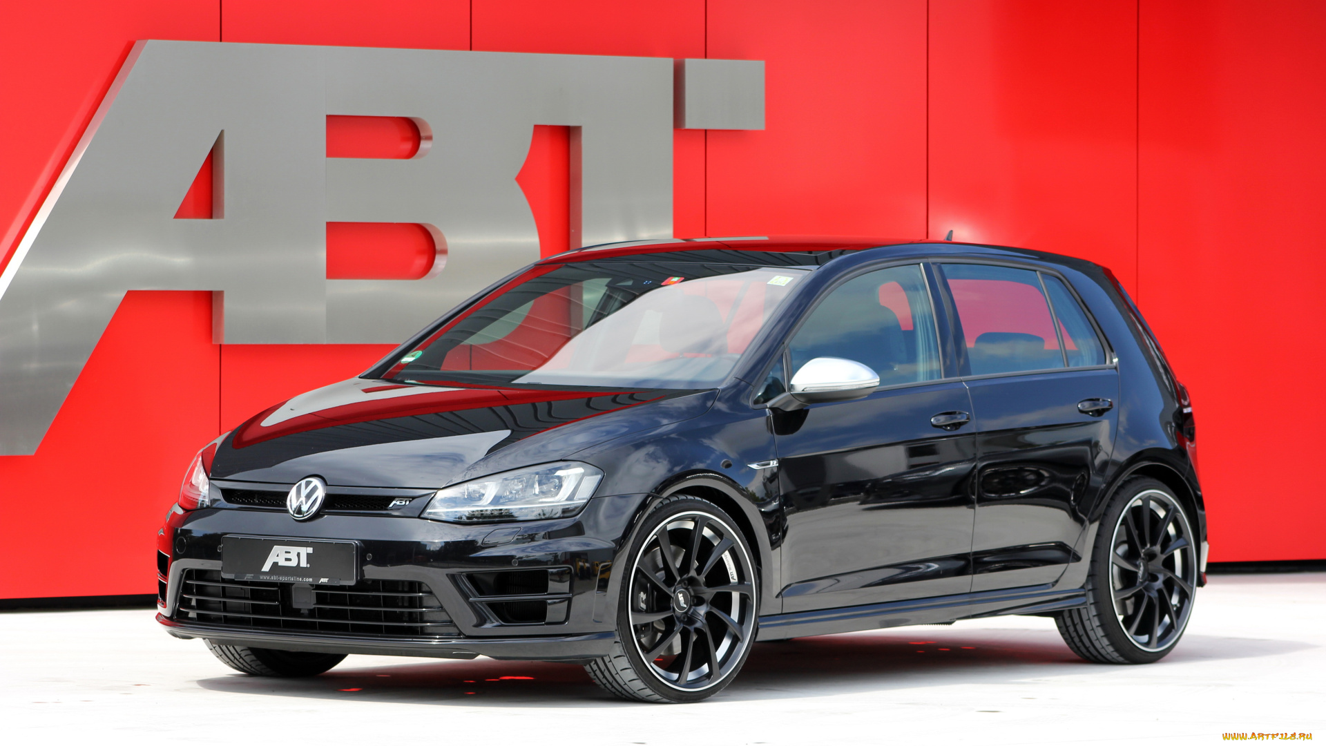 2014, abt, golf, vii, r, , volkswagen, golf, vii, r, автомобили, volkswagen, металлик, тюнинг, черный, golf