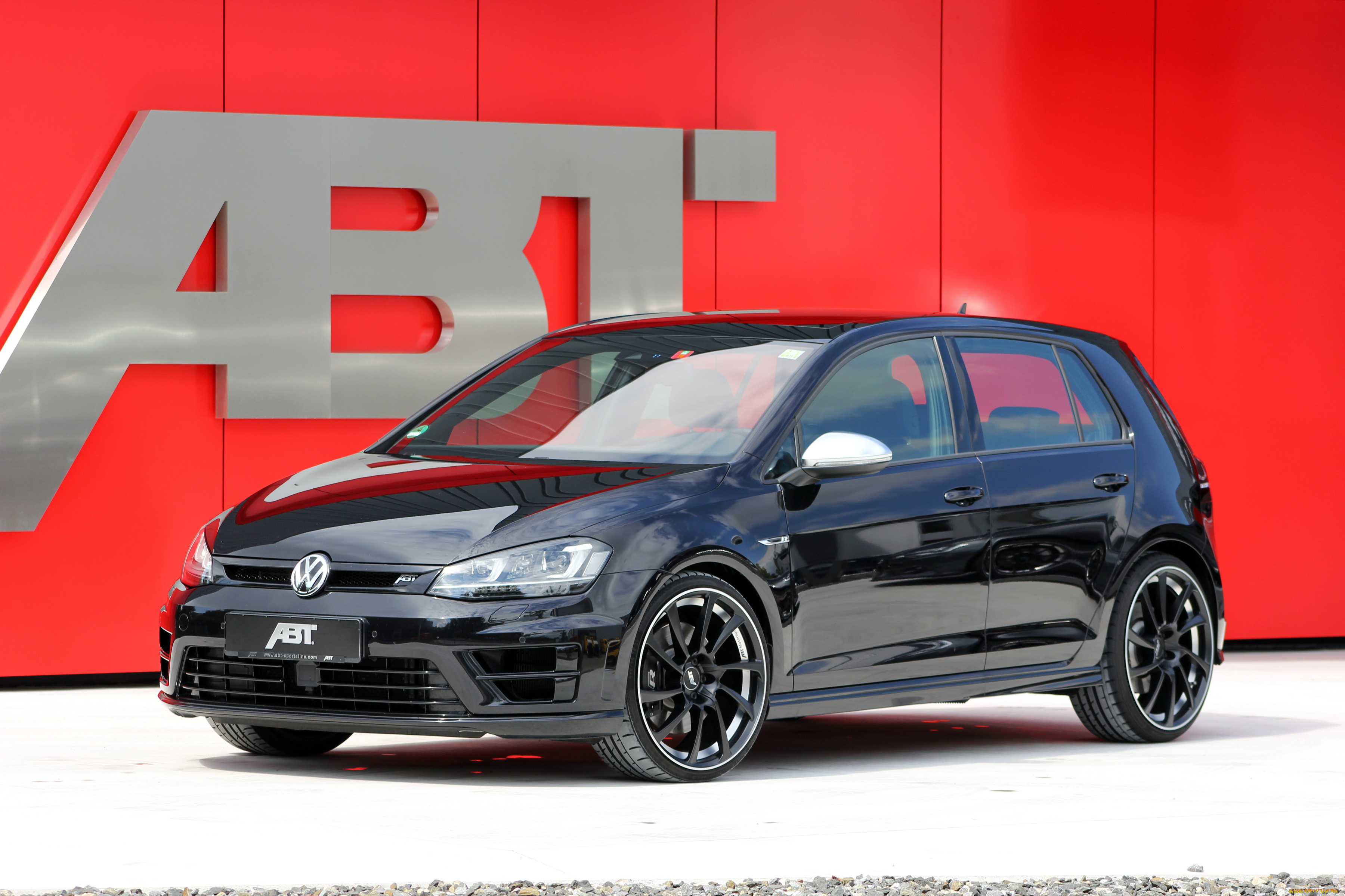 2014, abt, golf, vii, r, , volkswagen, golf, vii, r, автомобили, volkswagen, металлик, тюнинг, черный, golf