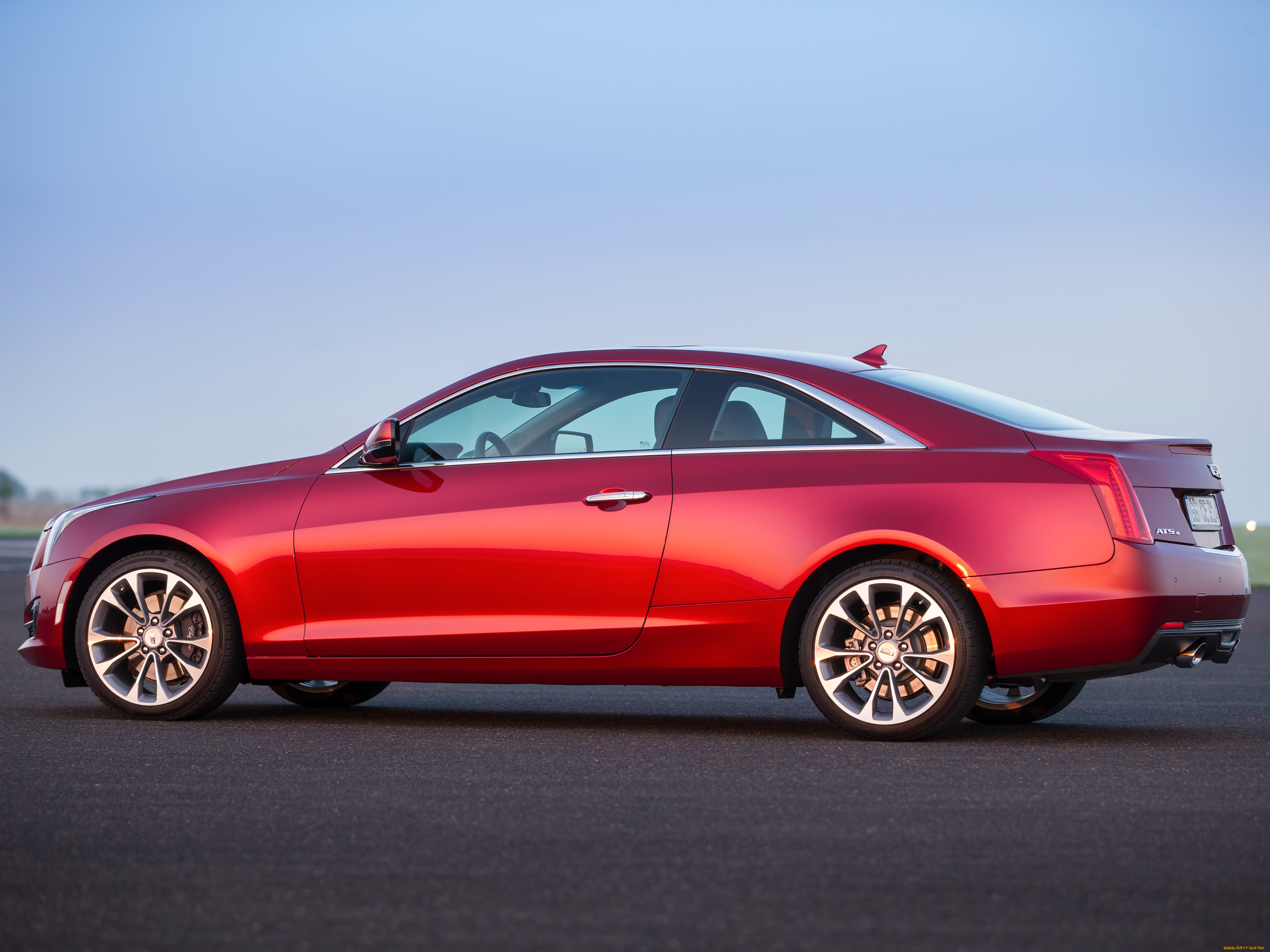 автомобили, cadillac, 2014г, coupe, eu-spec, ats, красный