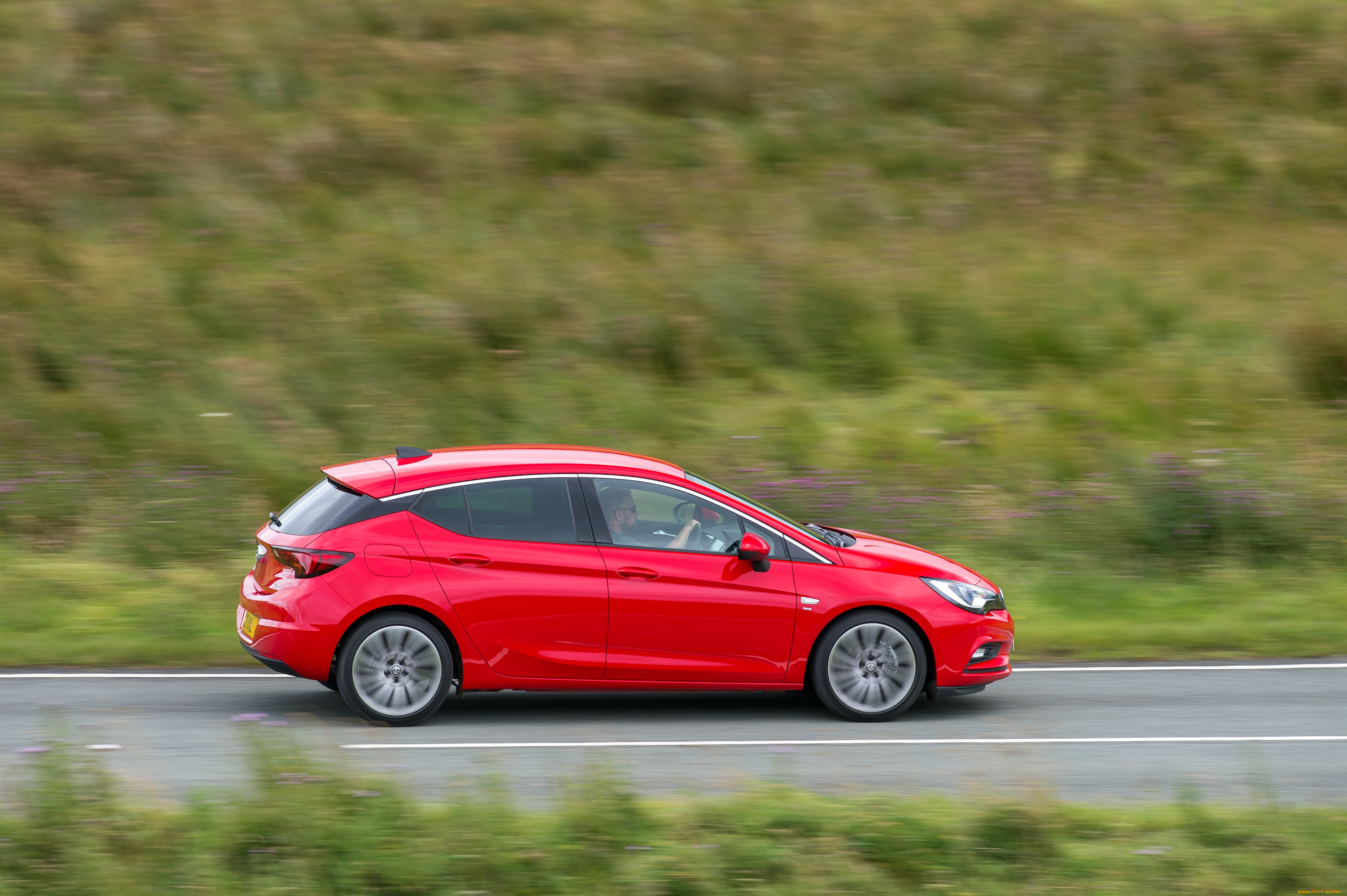 автомобили, vauxhall, красный, 2015г, astra